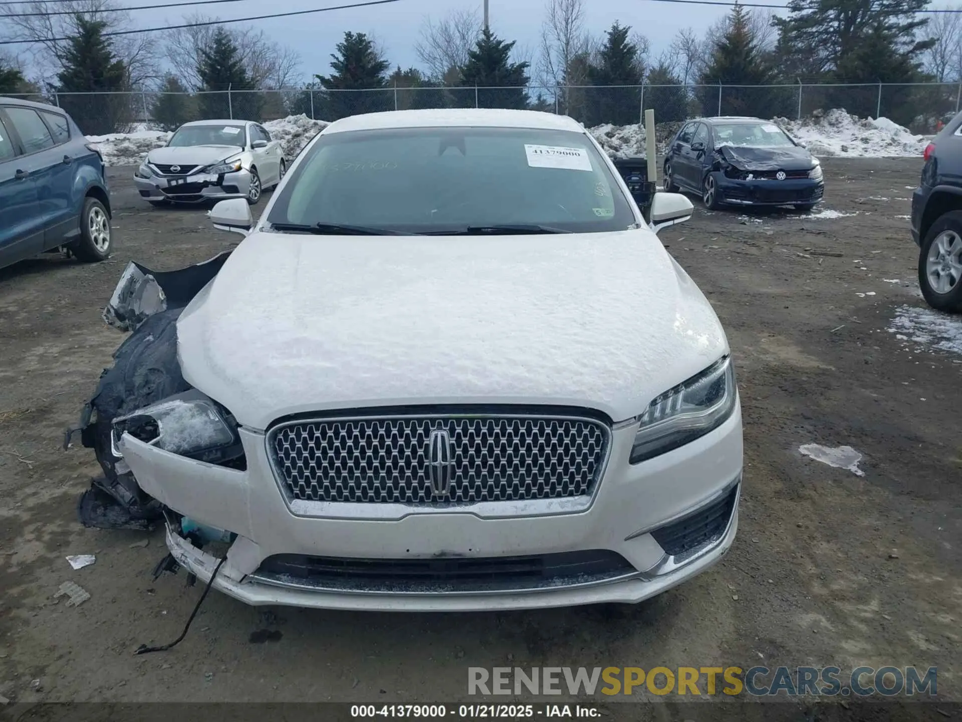 12 Photograph of a damaged car 3LN6L5A93KR624594 LINCOLN MKZ 2019