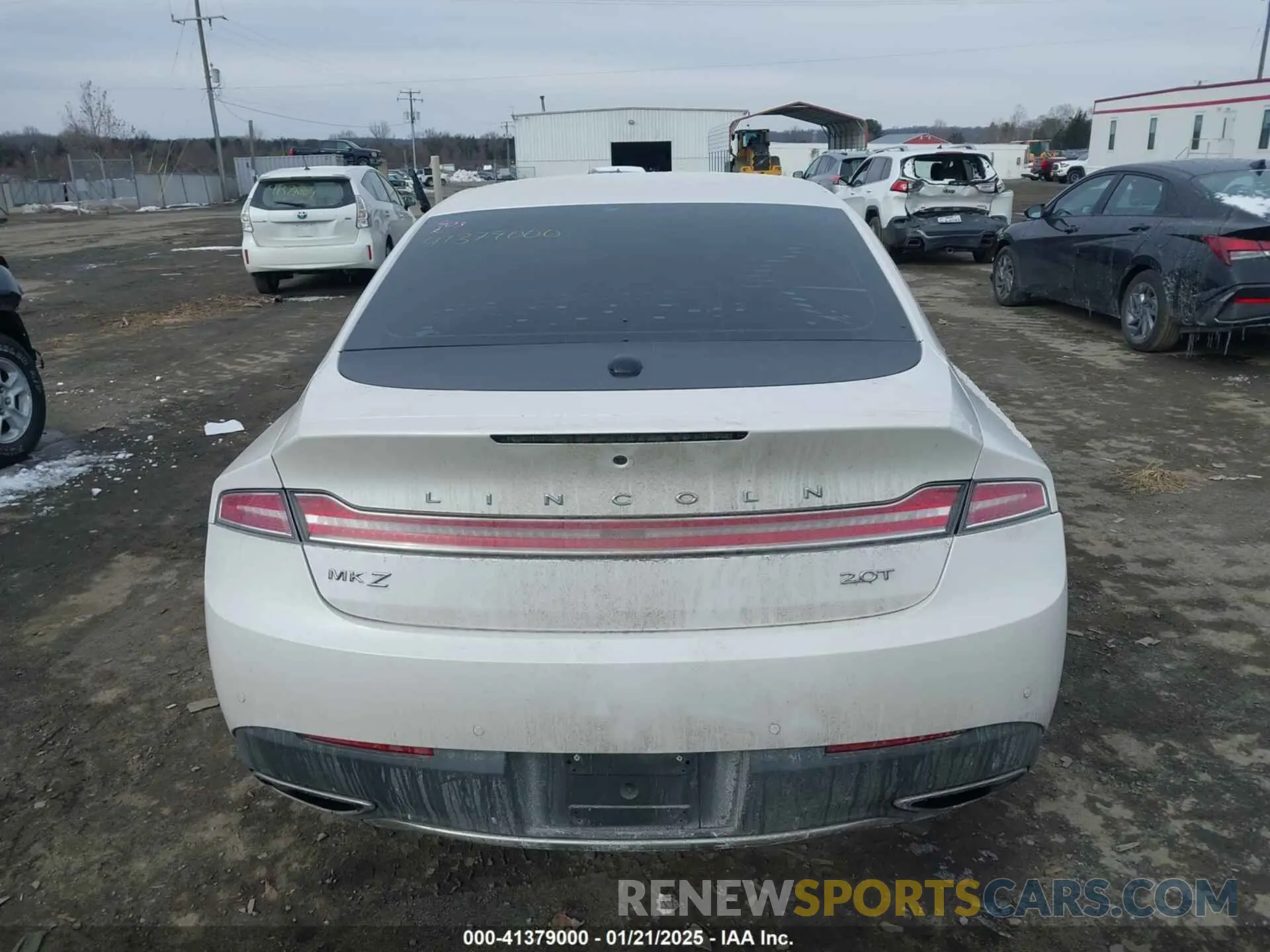 16 Photograph of a damaged car 3LN6L5A93KR624594 LINCOLN MKZ 2019