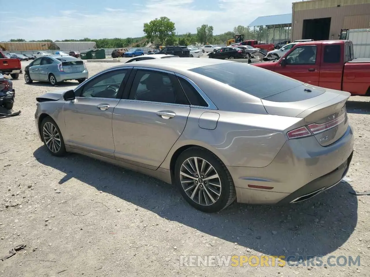 2 Photograph of a damaged car 3LN6L5A95KR602550 LINCOLN MKZ 2019