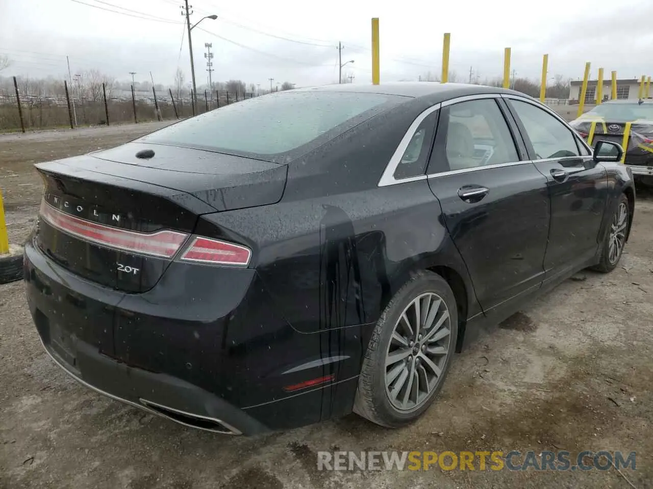 3 Photograph of a damaged car 3LN6L5A95KR627089 LINCOLN MKZ 2019