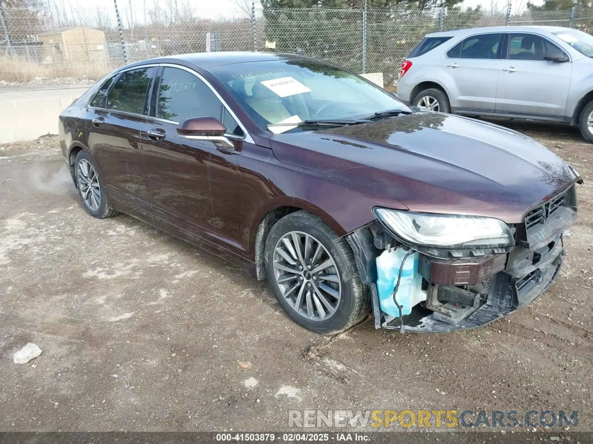 1 Photograph of a damaged car 3LN6L5B95KR605611 LINCOLN MKZ 2019