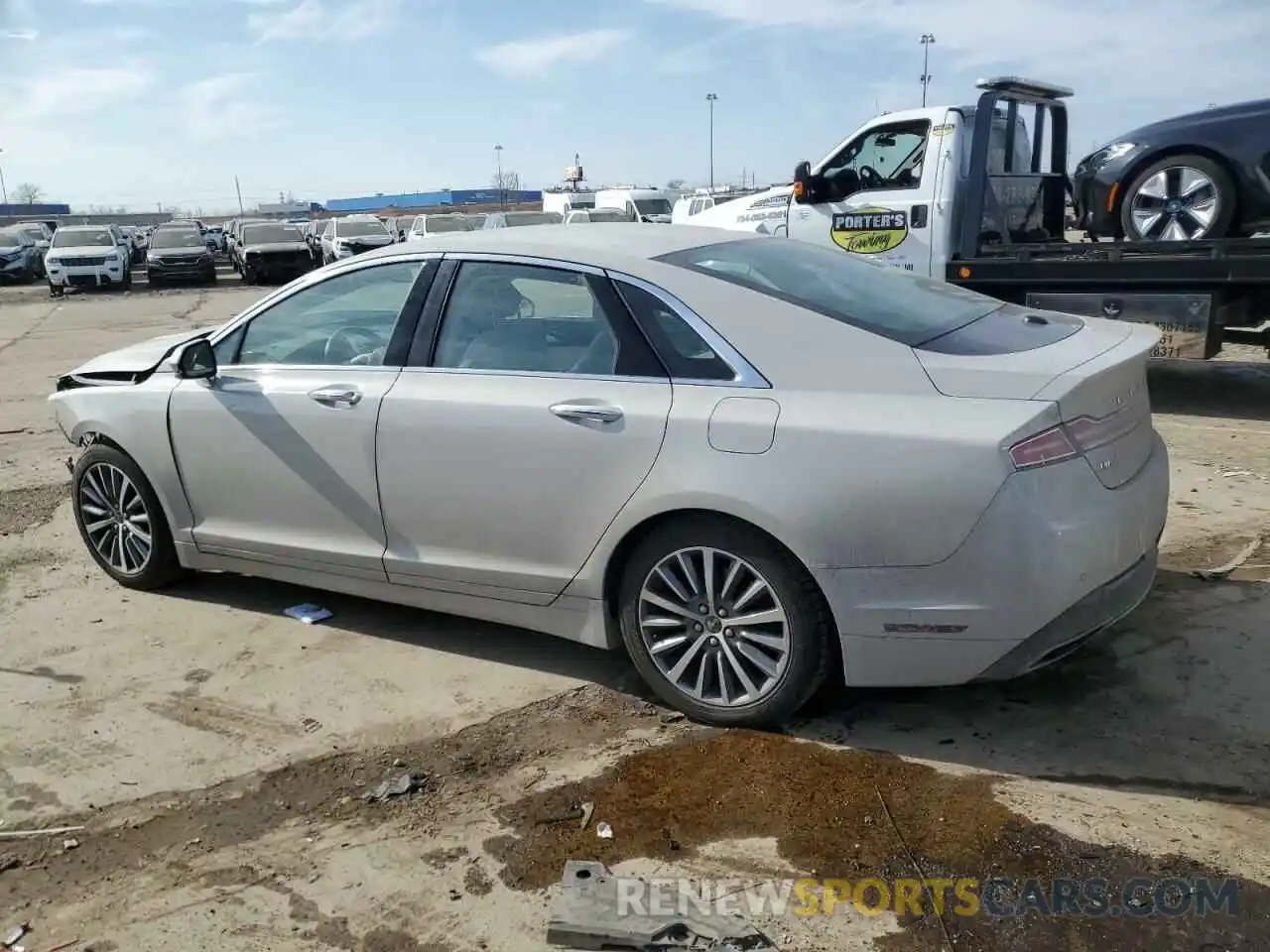 2 Photograph of a damaged car 3LN6L5C92KR622042 LINCOLN MKZ 2019