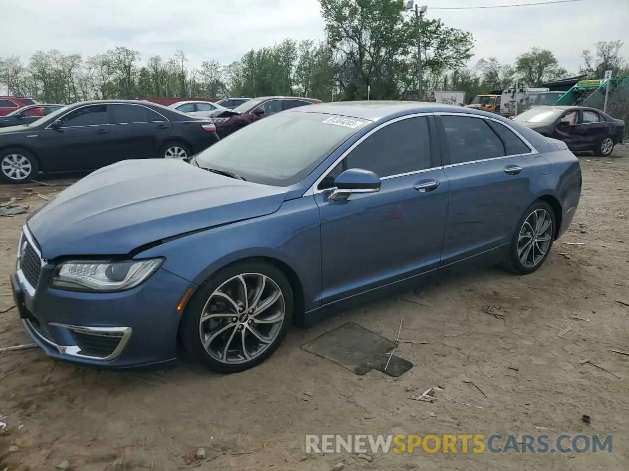 1 Photograph of a damaged car 3LN6L5C92KR632134 LINCOLN MKZ 2019