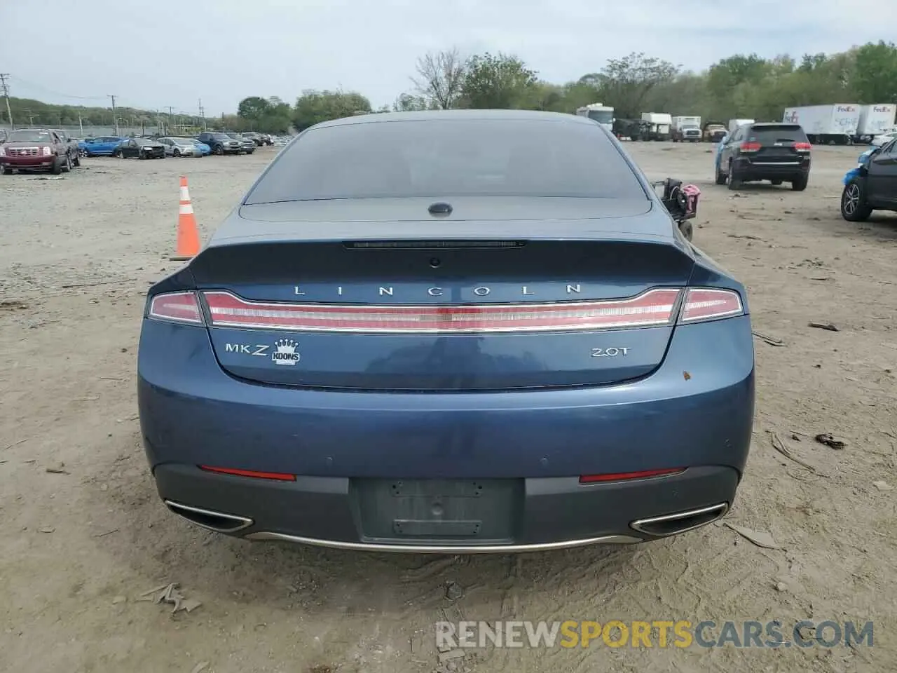 6 Photograph of a damaged car 3LN6L5C92KR632134 LINCOLN MKZ 2019