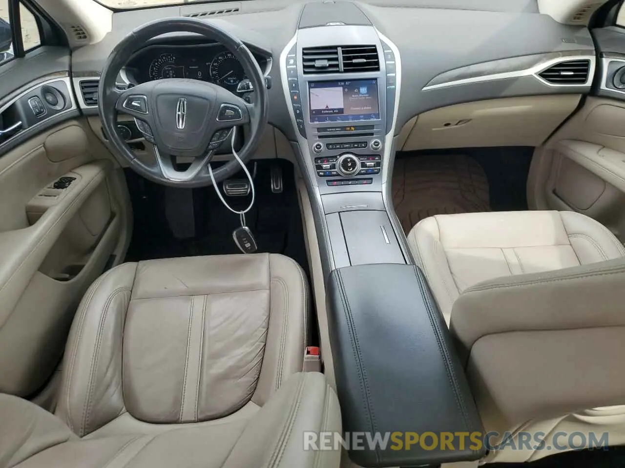 8 Photograph of a damaged car 3LN6L5C92KR632134 LINCOLN MKZ 2019