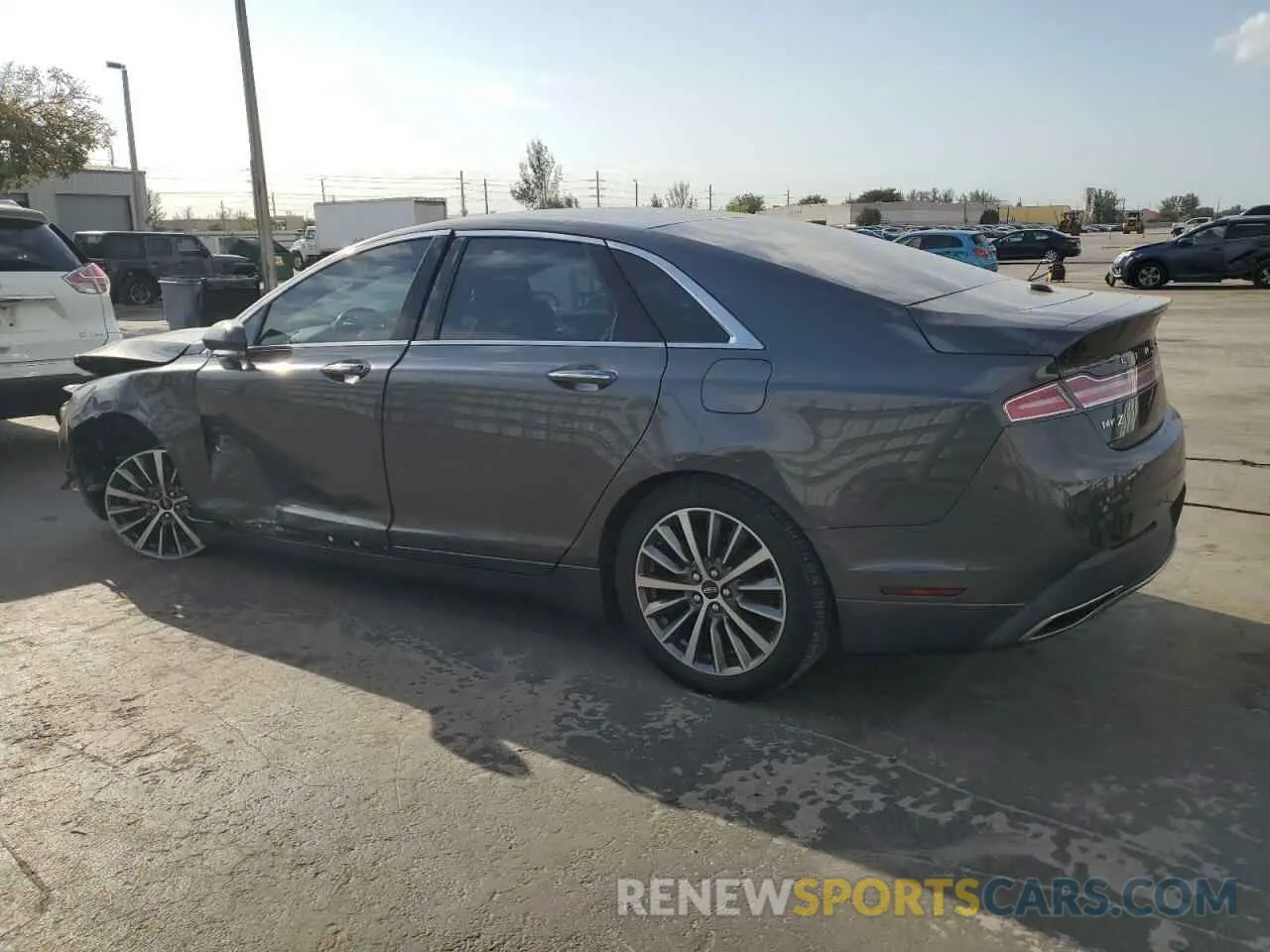 2 Photograph of a damaged car 3LN6L5C93KR628108 LINCOLN MKZ 2019