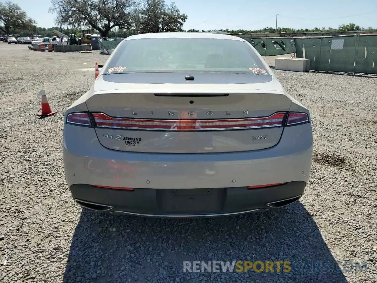 6 Photograph of a damaged car 3LN6L5C94KR628117 LINCOLN MKZ 2019
