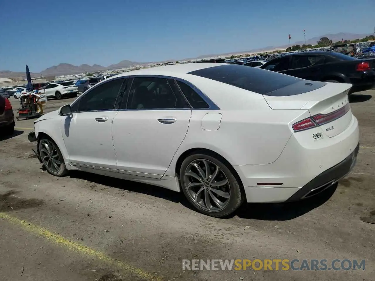 2 Photograph of a damaged car 3LN6L5C94KR632152 LINCOLN MKZ 2019