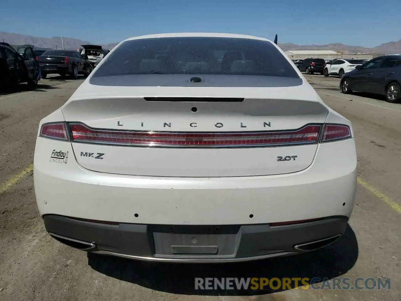 6 Photograph of a damaged car 3LN6L5C94KR632152 LINCOLN MKZ 2019