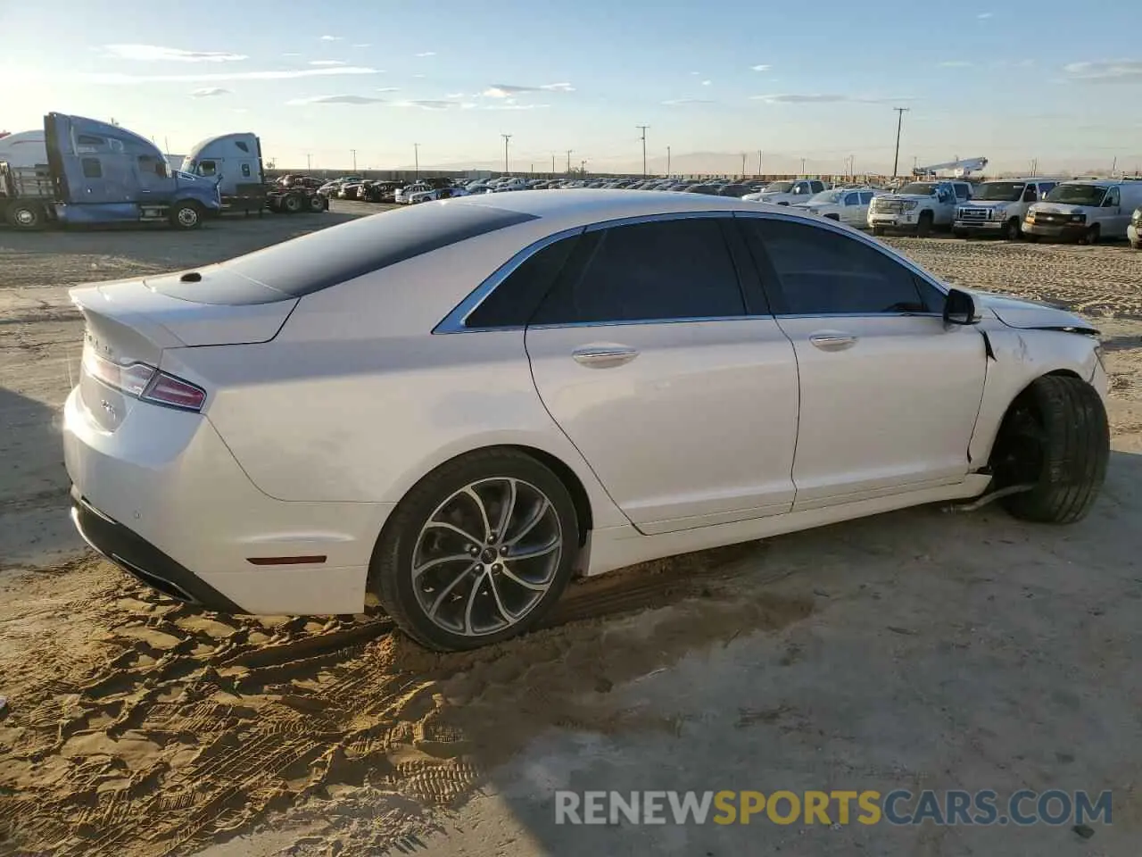 3 Photograph of a damaged car 3LN6L5C95KR602349 LINCOLN MKZ 2019