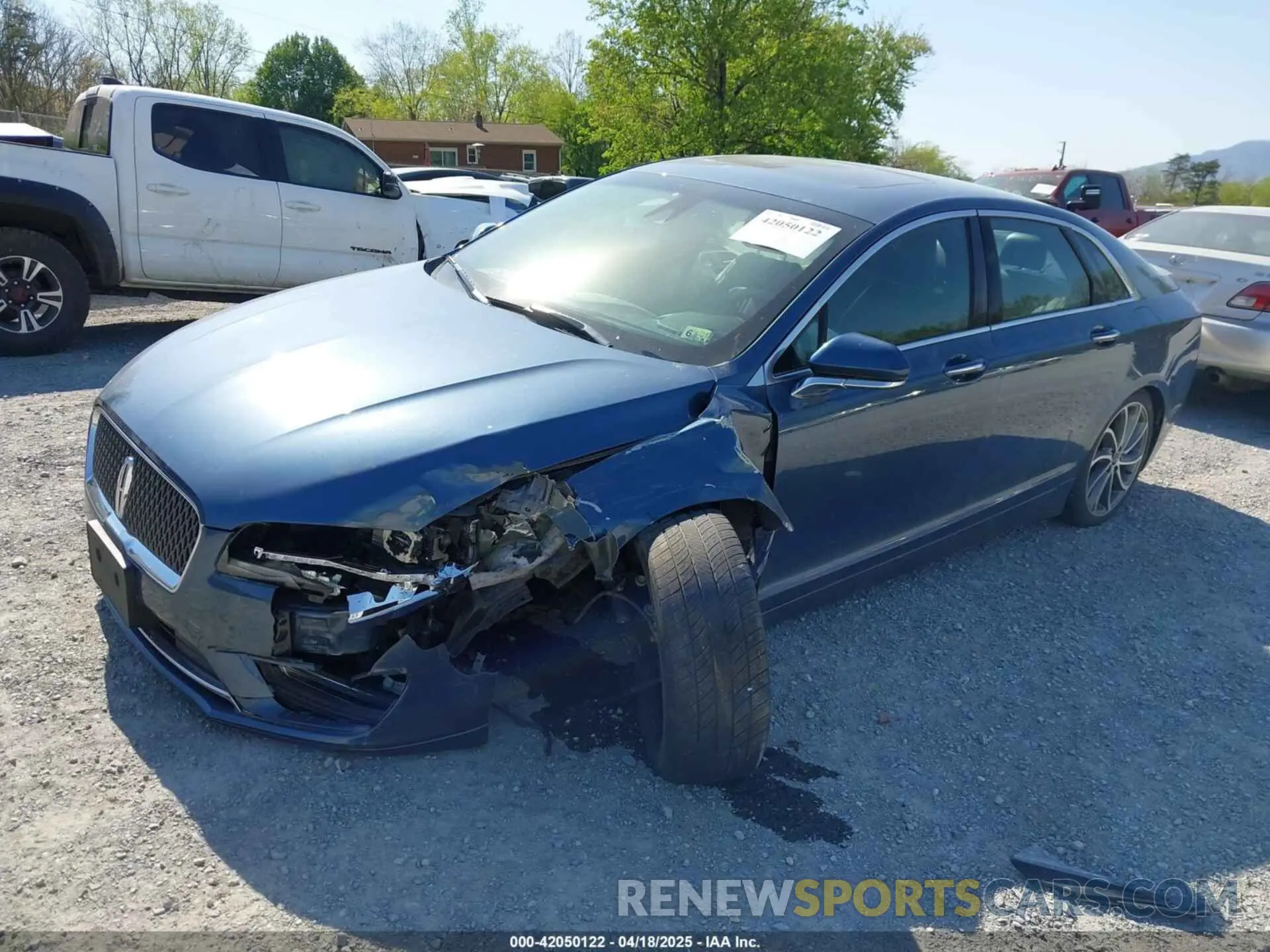 6 Photograph of a damaged car 3LN6L5C96KR609147 LINCOLN MKZ 2019