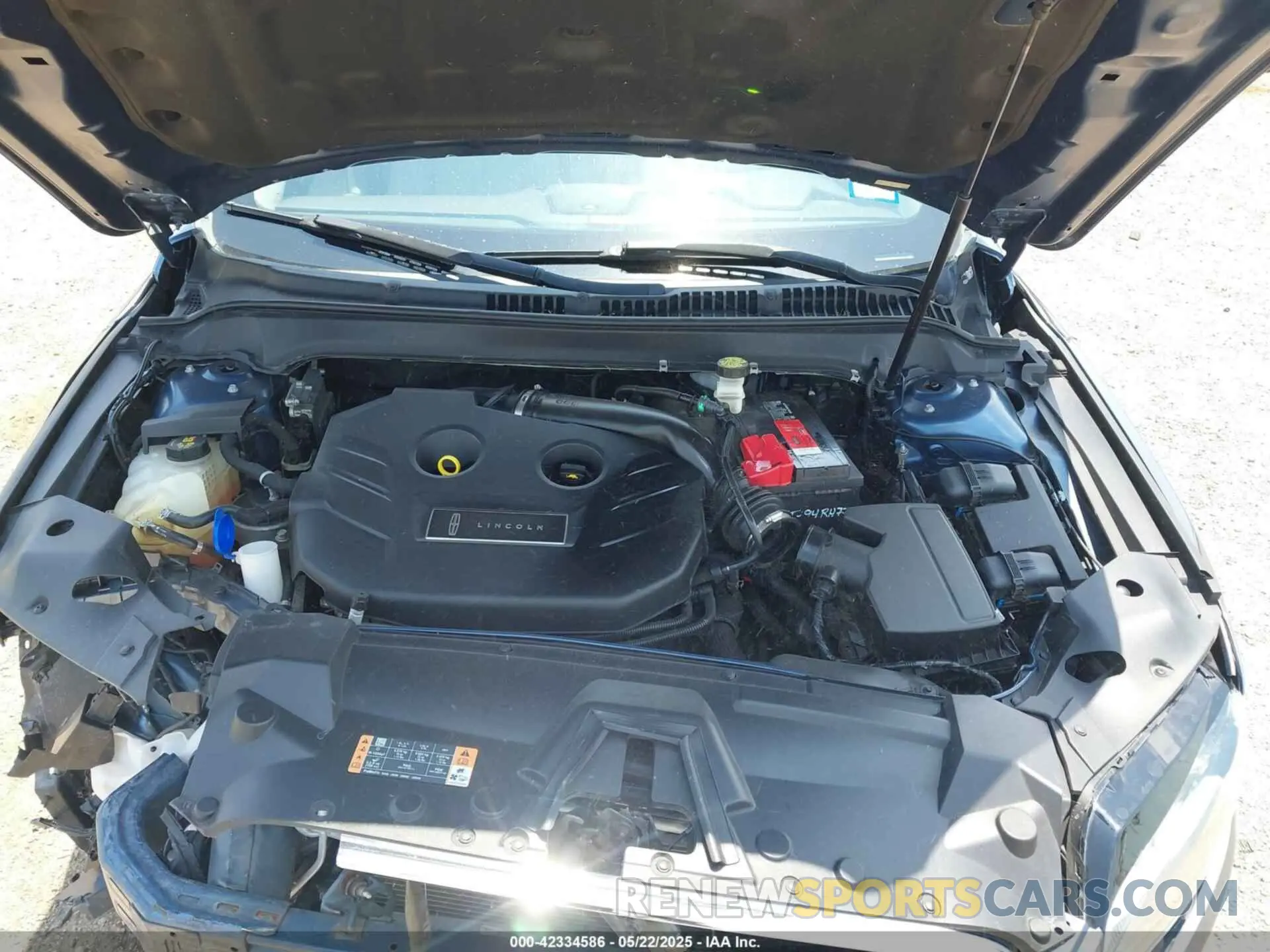 10 Photograph of a damaged car 3LN6L5C99KR601818 LINCOLN MKZ 2019