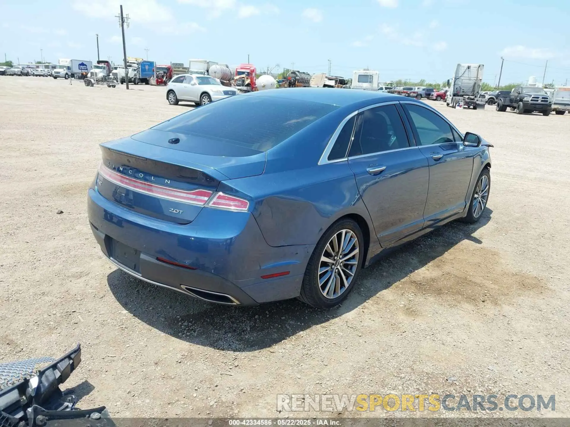 4 Photograph of a damaged car 3LN6L5C99KR601818 LINCOLN MKZ 2019