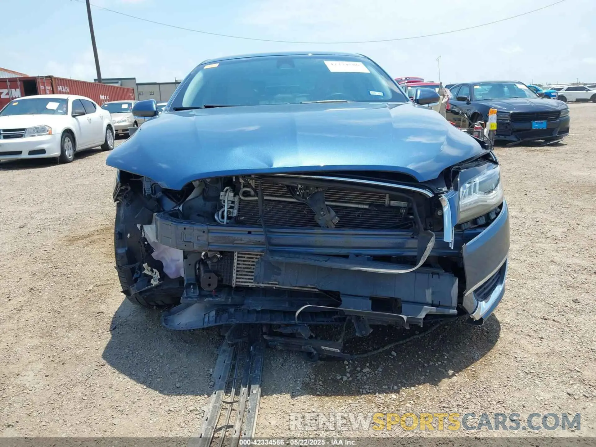 6 Photograph of a damaged car 3LN6L5C99KR601818 LINCOLN MKZ 2019