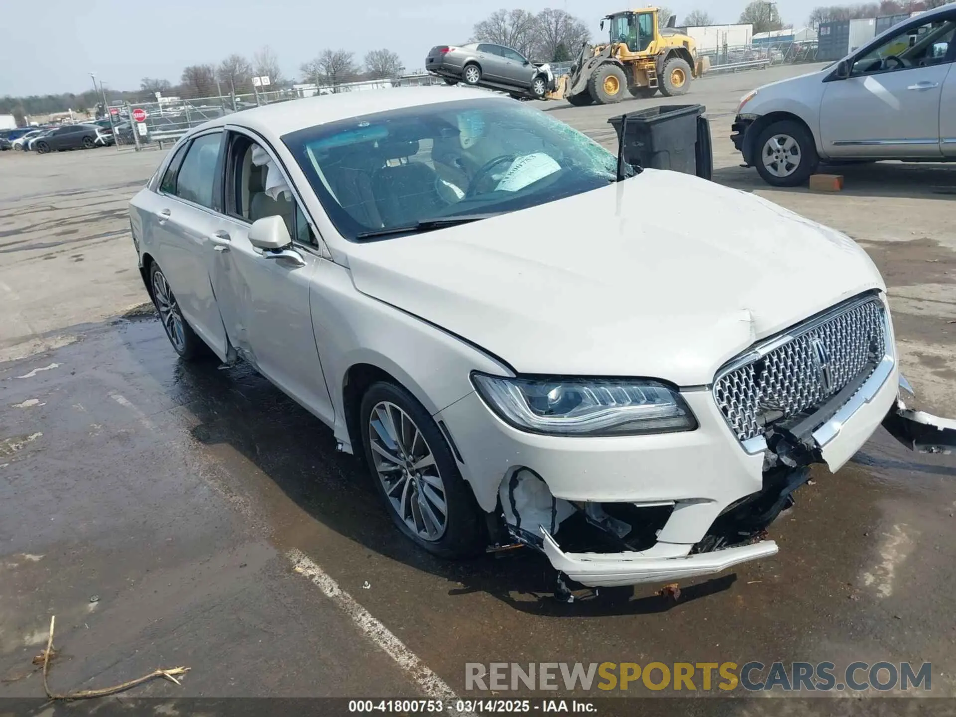 1 Photograph of a damaged car 3LN6L5C99KR621468 LINCOLN MKZ 2019