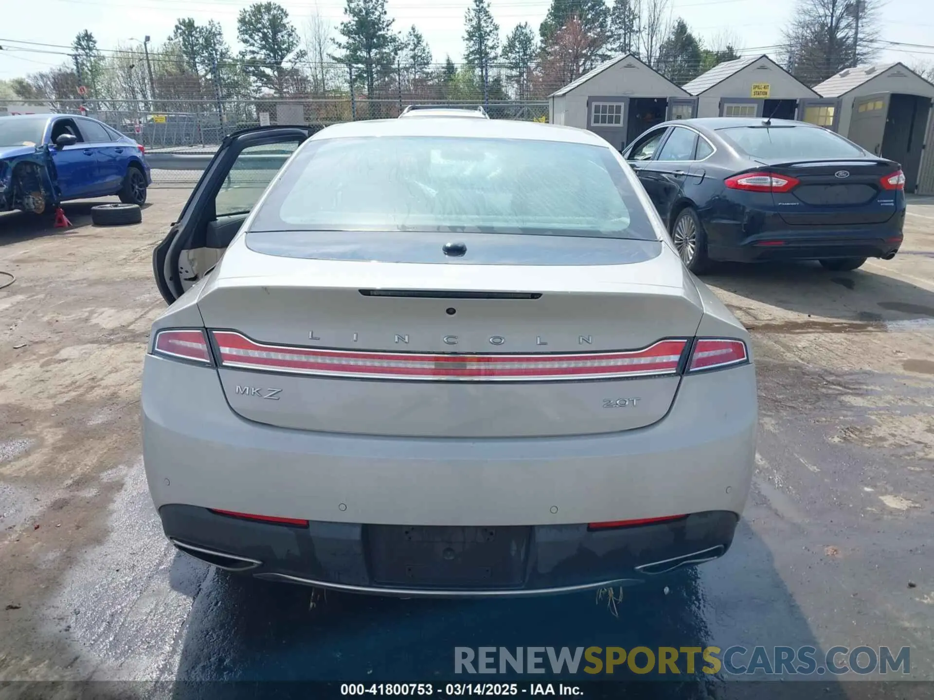 16 Photograph of a damaged car 3LN6L5C99KR621468 LINCOLN MKZ 2019