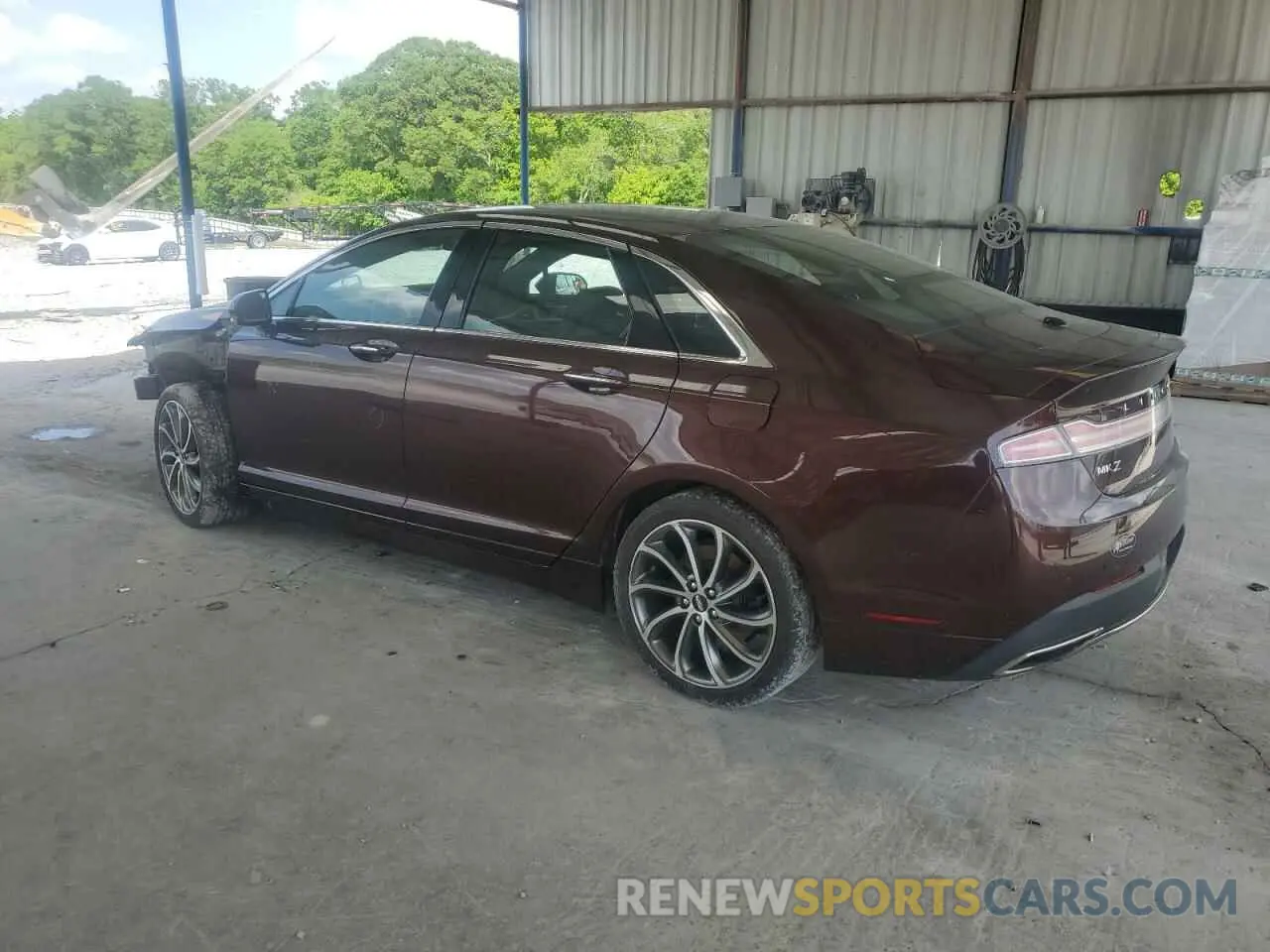 2 Photograph of a damaged car 3LN6L5D90KR621955 LINCOLN MKZ 2019