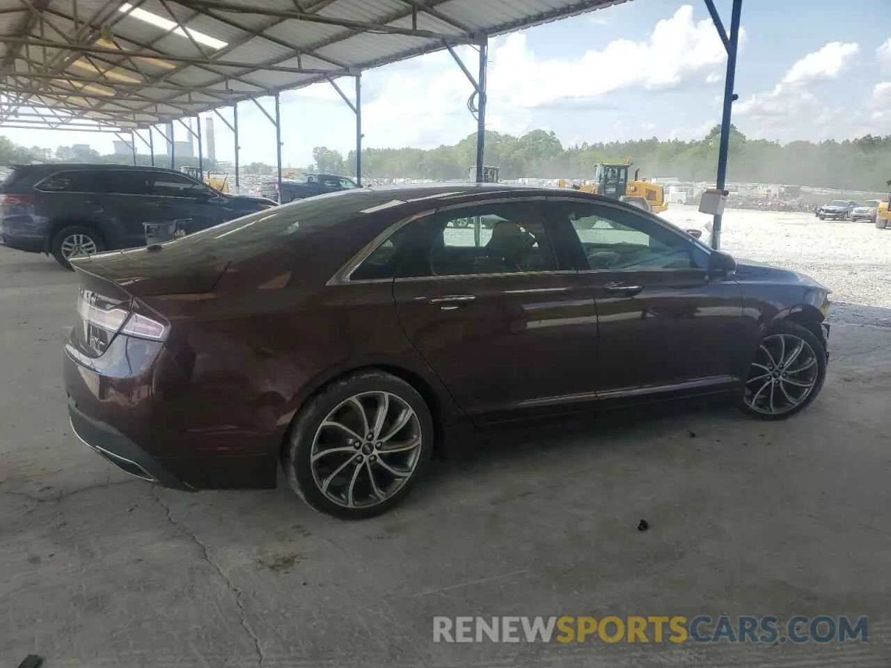 3 Photograph of a damaged car 3LN6L5D90KR621955 LINCOLN MKZ 2019