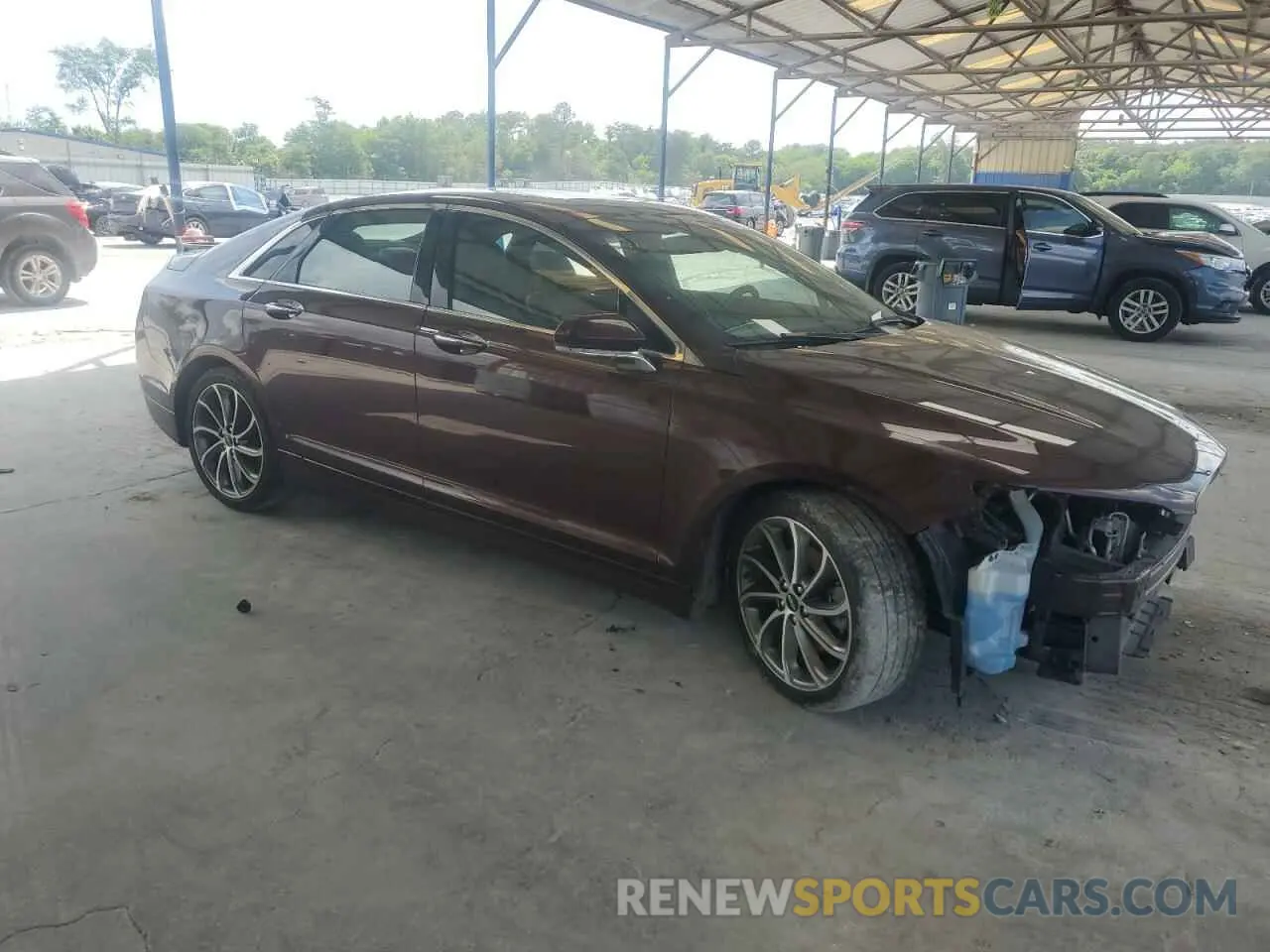 4 Photograph of a damaged car 3LN6L5D90KR621955 LINCOLN MKZ 2019