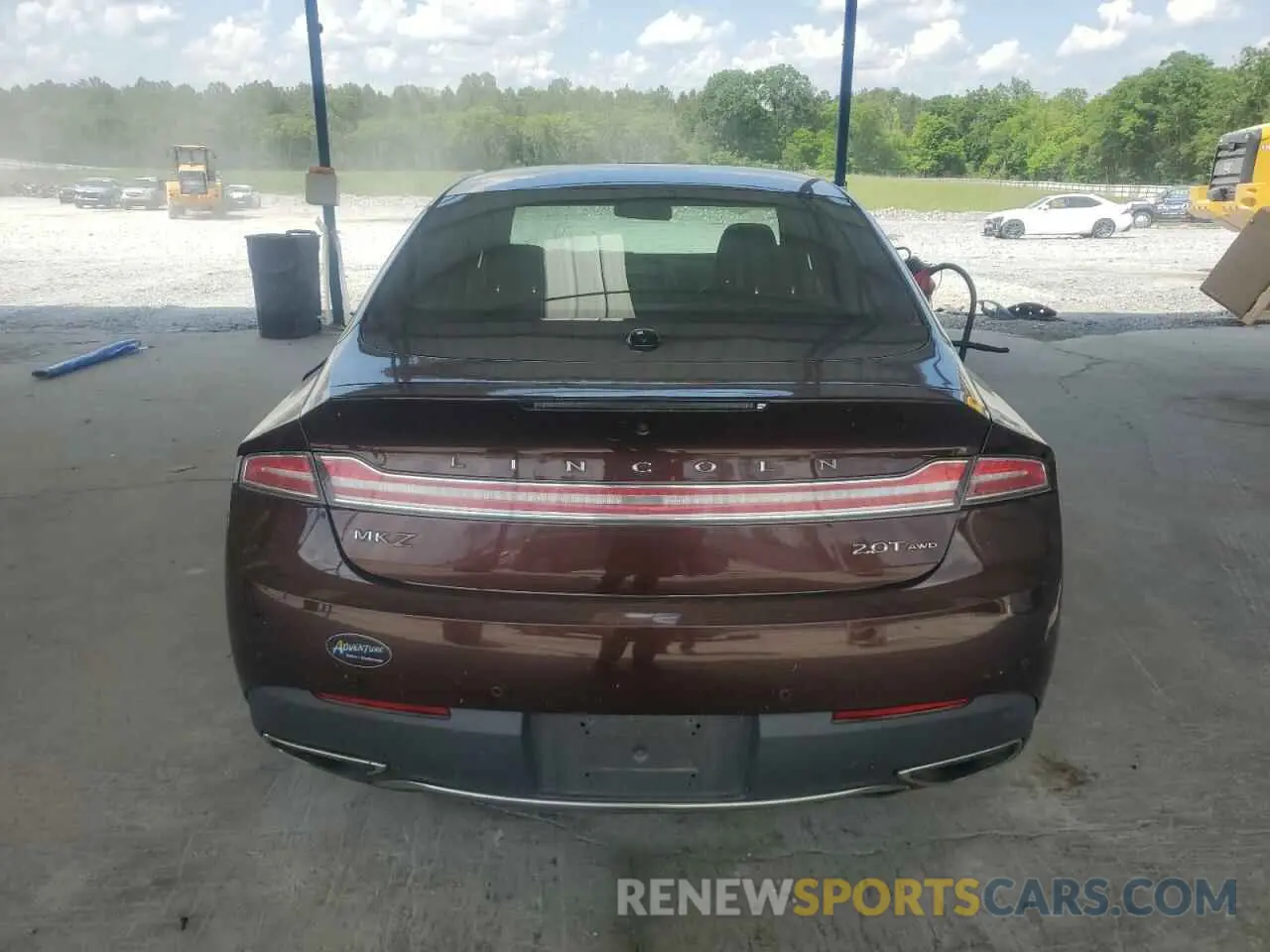 6 Photograph of a damaged car 3LN6L5D90KR621955 LINCOLN MKZ 2019