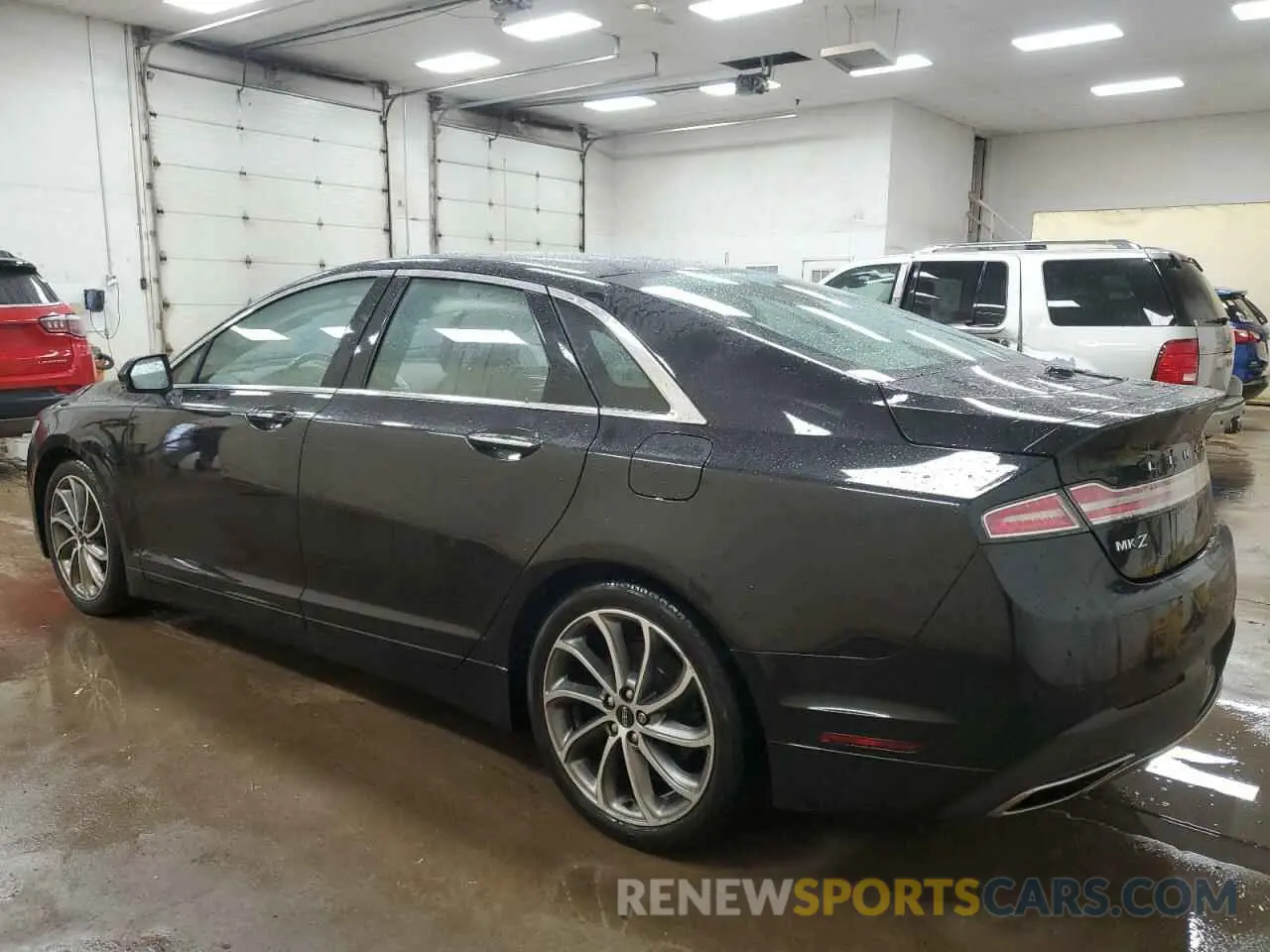 2 Photograph of a damaged car 3LN6L5D93KR625160 LINCOLN MKZ 2019
