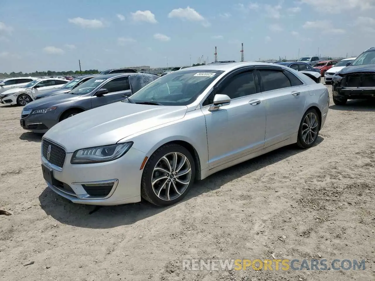 1 Photograph of a damaged car 3LN6L5D98KR609438 LINCOLN MKZ 2019