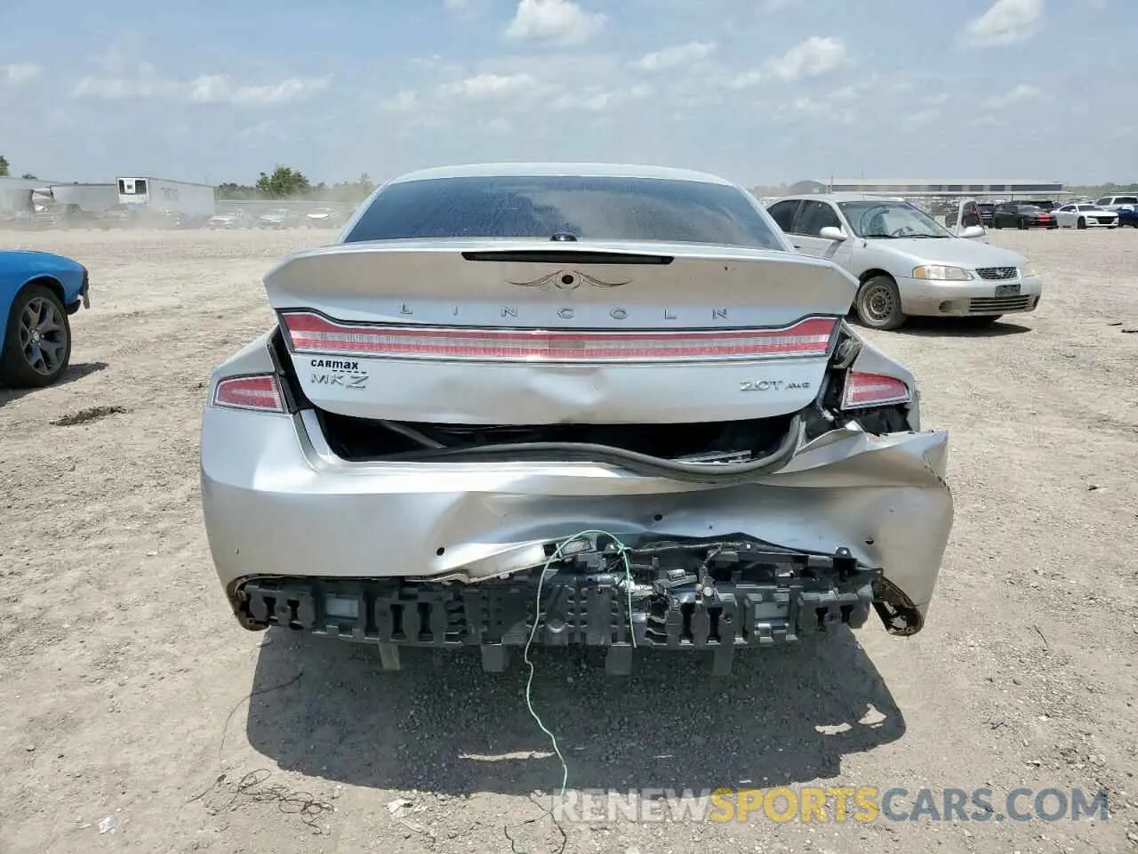 6 Photograph of a damaged car 3LN6L5D98KR609438 LINCOLN MKZ 2019
