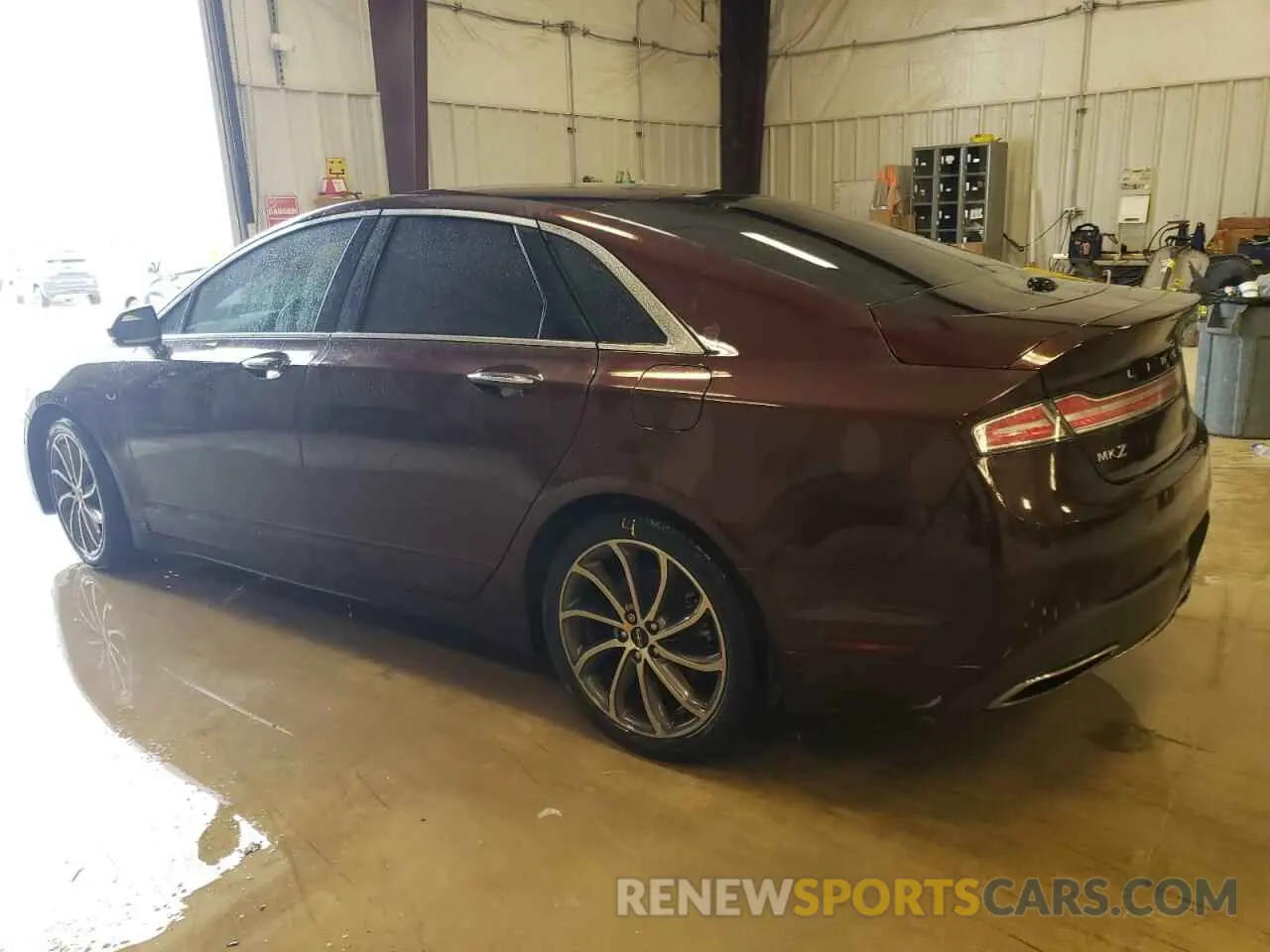 2 Photograph of a damaged car 3LN6L5D99KR604085 LINCOLN MKZ 2019