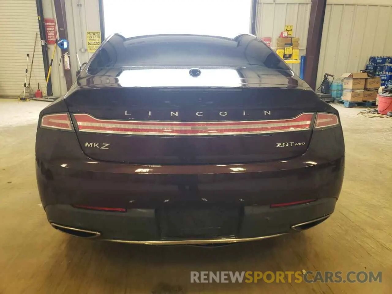 6 Photograph of a damaged car 3LN6L5D99KR604085 LINCOLN MKZ 2019