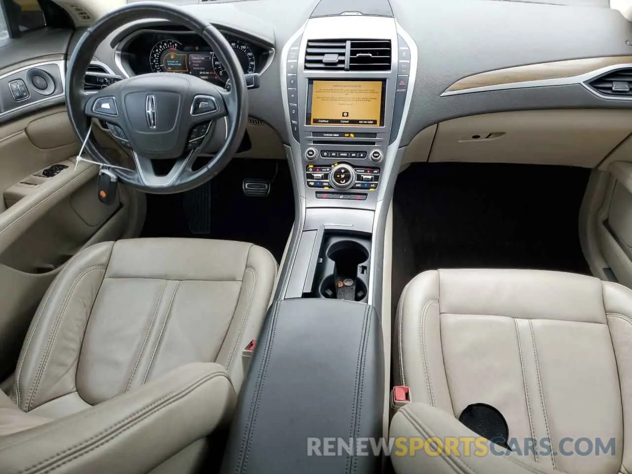 8 Photograph of a damaged car 3LN6L5D99KR604085 LINCOLN MKZ 2019