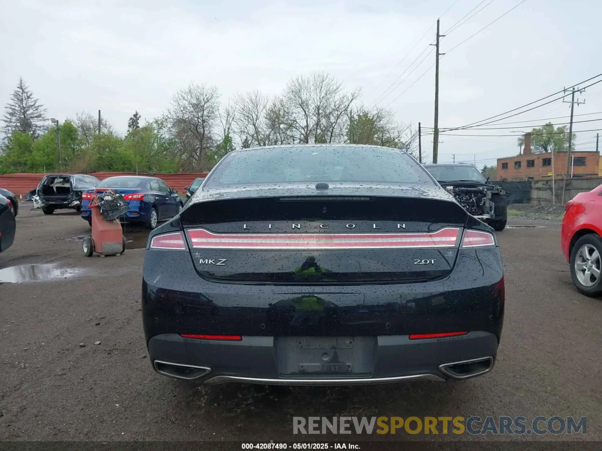 16 Photograph of a damaged car 3LN6L5E93KR602153 LINCOLN MKZ 2019