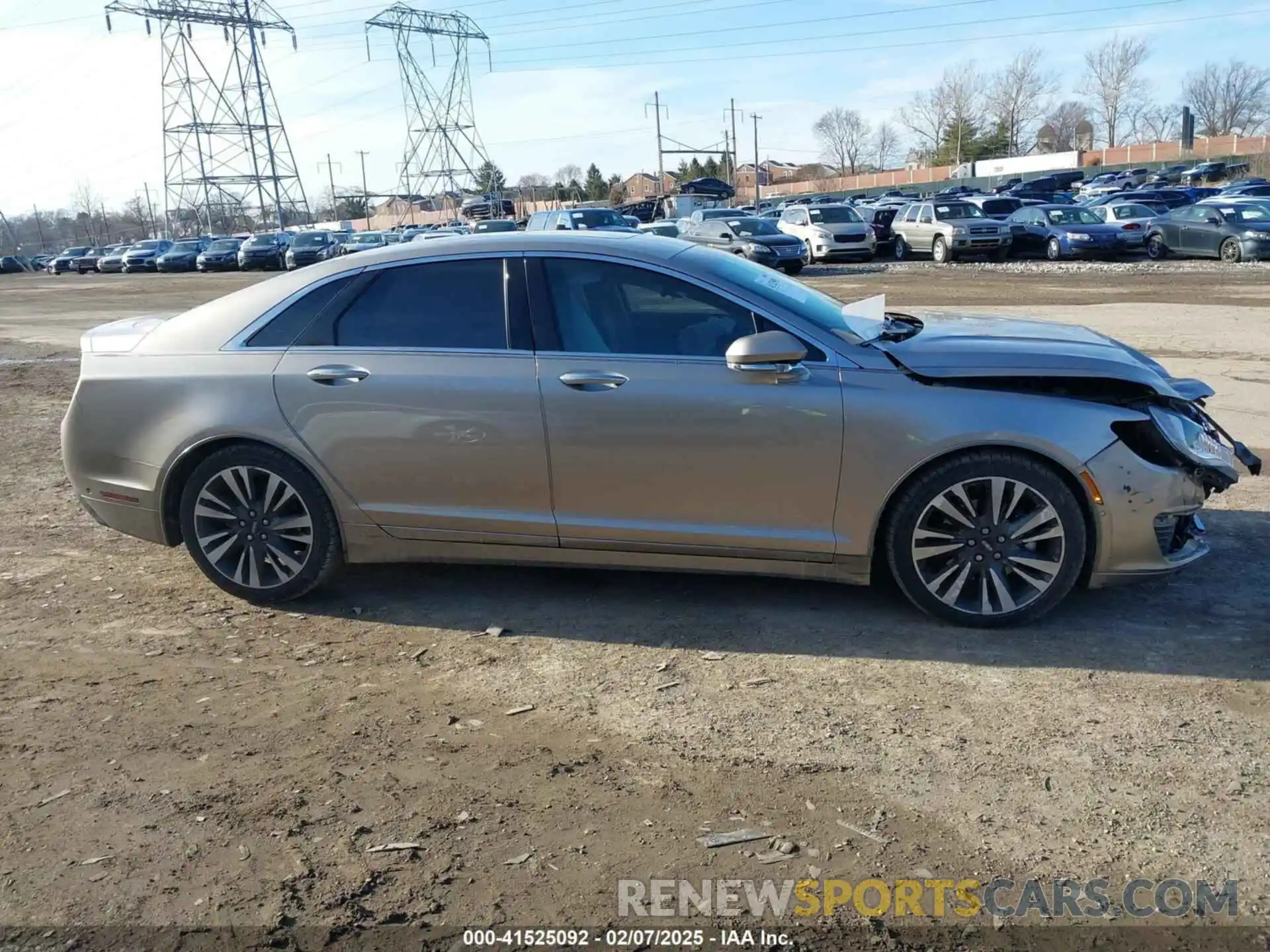 14 Photograph of a damaged car 3LN6L5E93KR613847 LINCOLN MKZ 2019