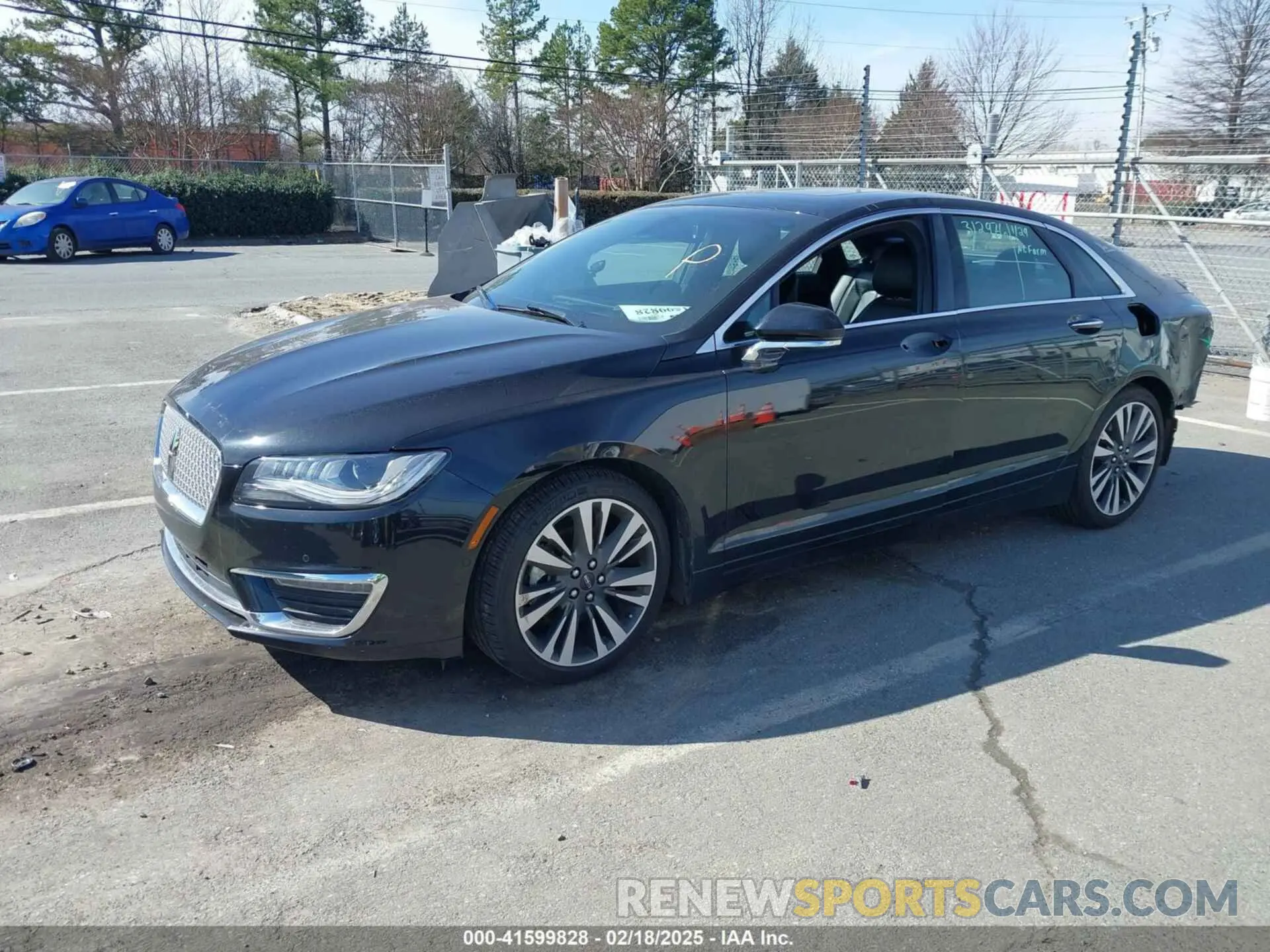 2 Photograph of a damaged car 3LN6L5E94KR610634 LINCOLN MKZ 2019