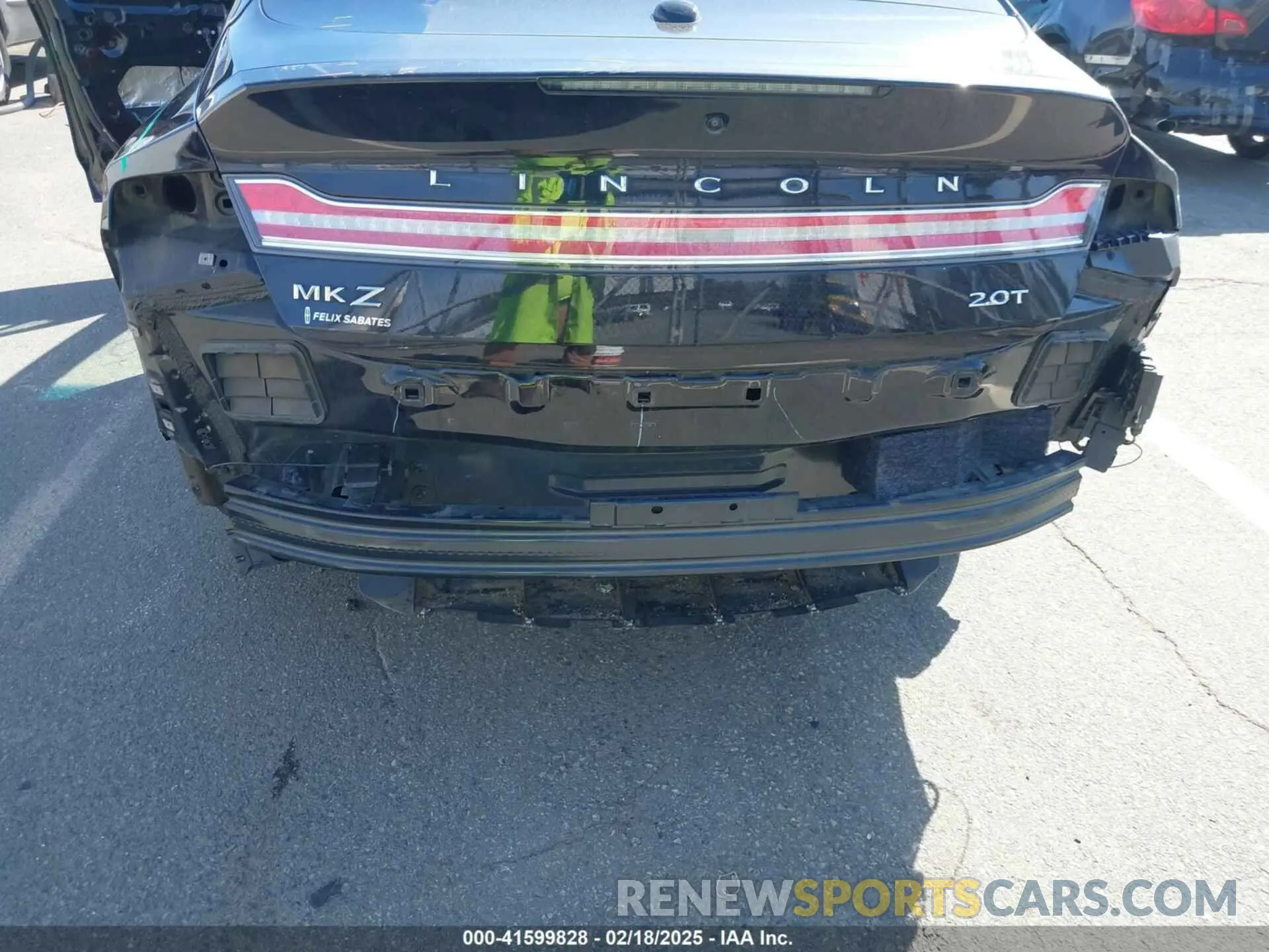 6 Photograph of a damaged car 3LN6L5E94KR610634 LINCOLN MKZ 2019