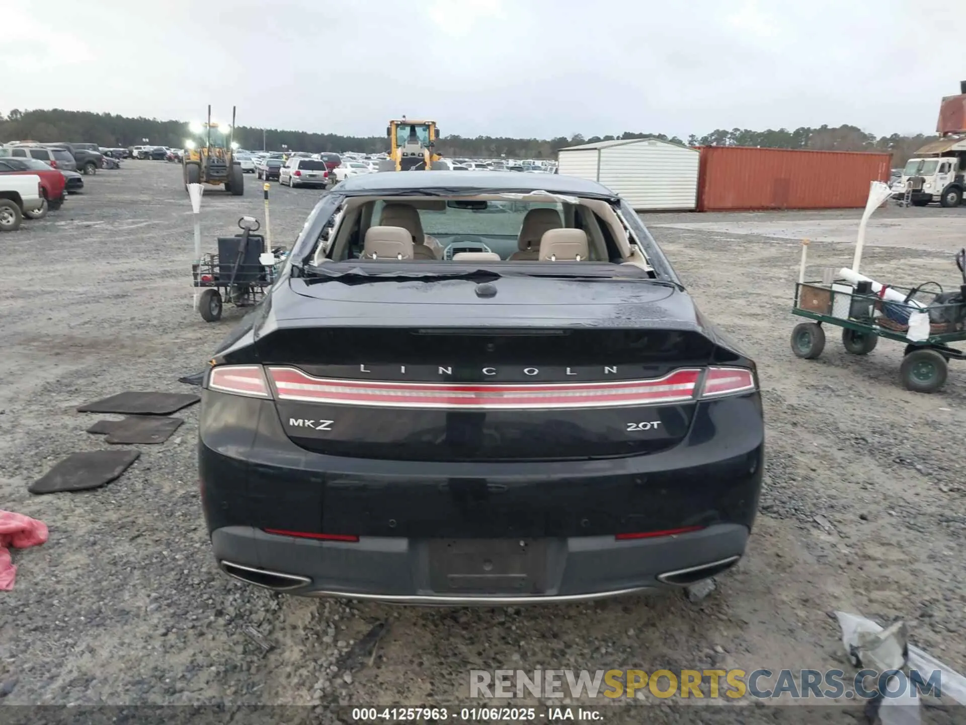 16 Photograph of a damaged car 3LN6L5E97KR604908 LINCOLN MKZ 2019