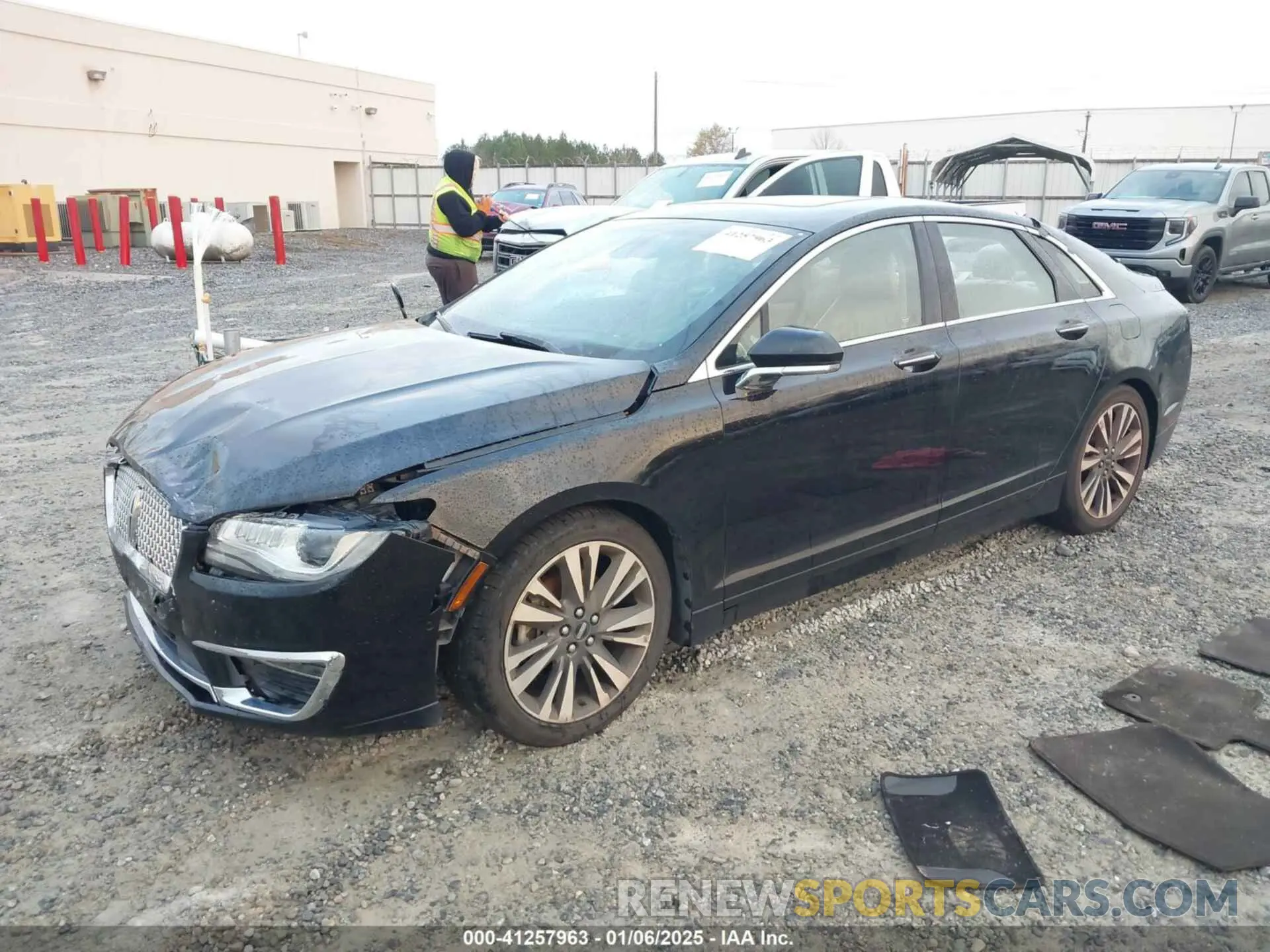 2 Photograph of a damaged car 3LN6L5E97KR604908 LINCOLN MKZ 2019
