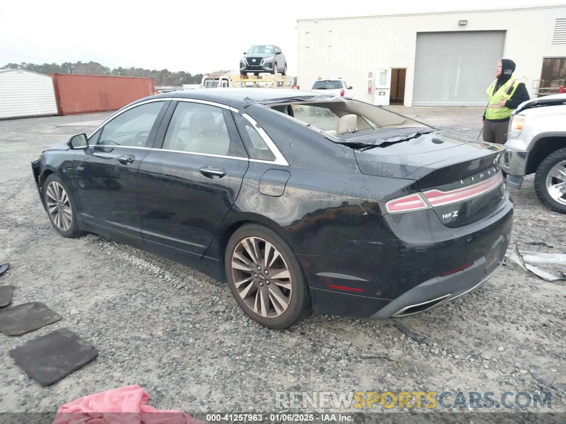 3 Photograph of a damaged car 3LN6L5E97KR604908 LINCOLN MKZ 2019