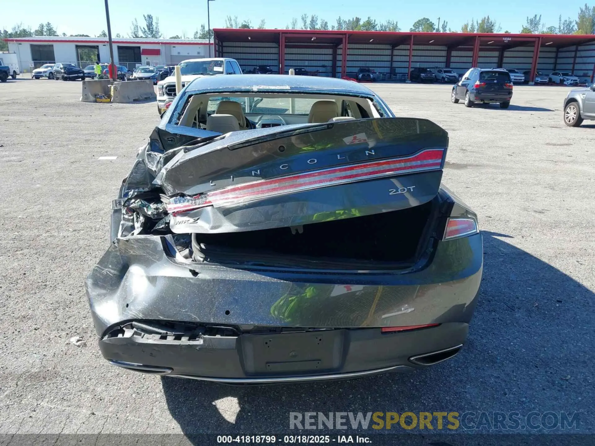 6 Photograph of a damaged car 3LN6L5E97KR605301 LINCOLN MKZ 2019