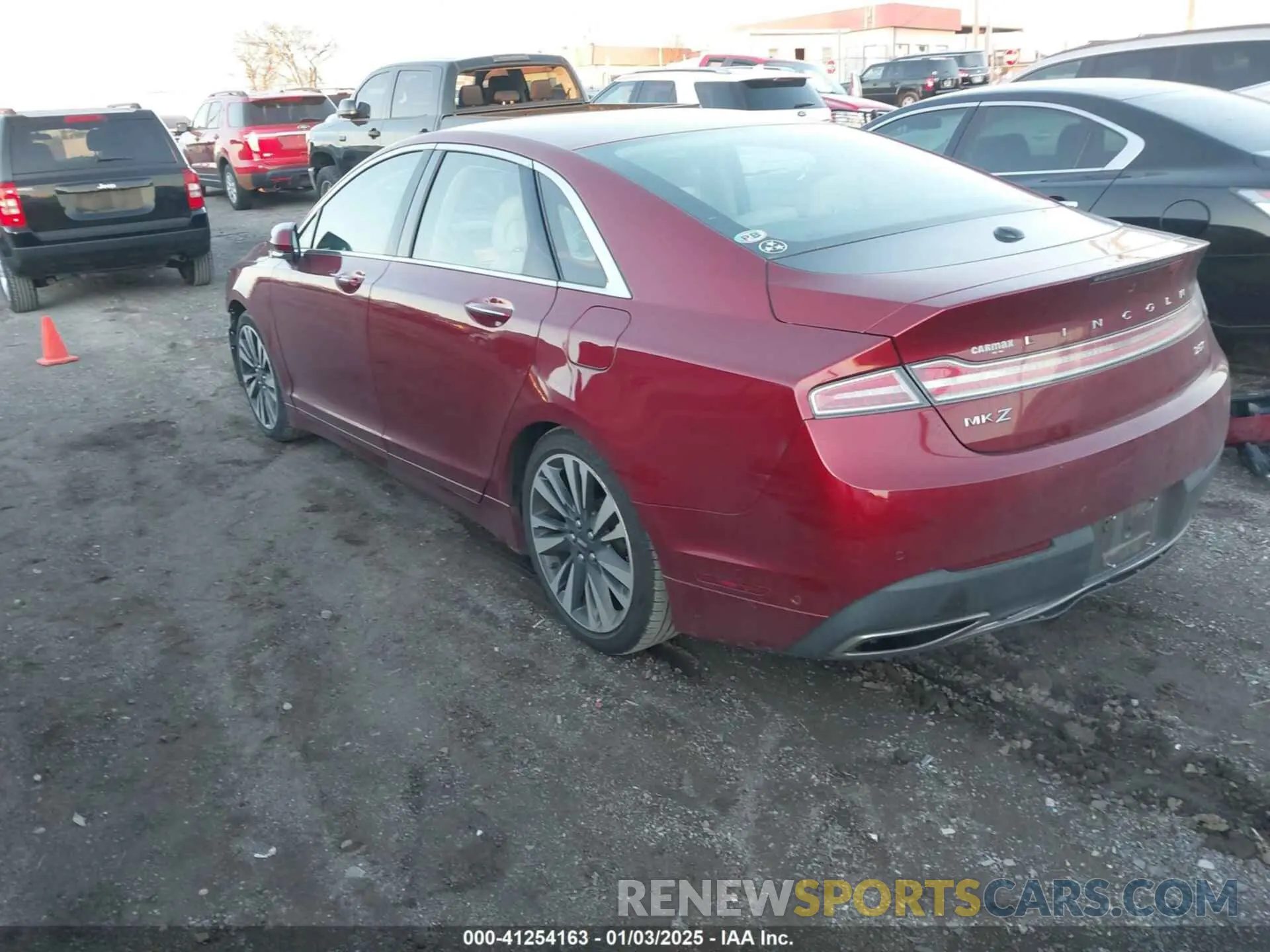 3 Photograph of a damaged car 3LN6L5E99KR623413 LINCOLN MKZ 2019