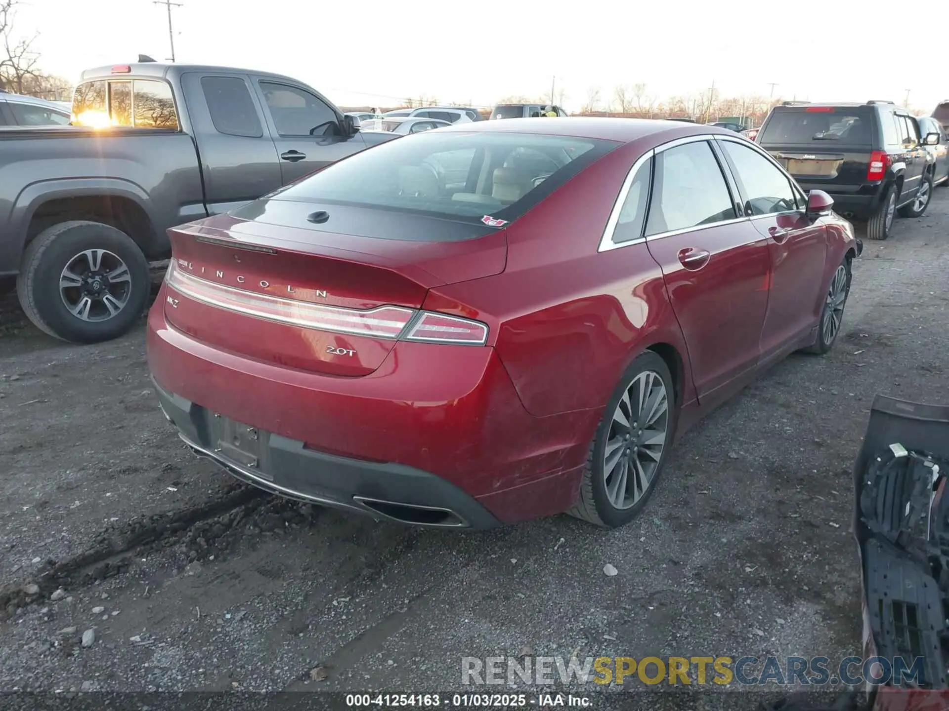 4 Photograph of a damaged car 3LN6L5E99KR623413 LINCOLN MKZ 2019