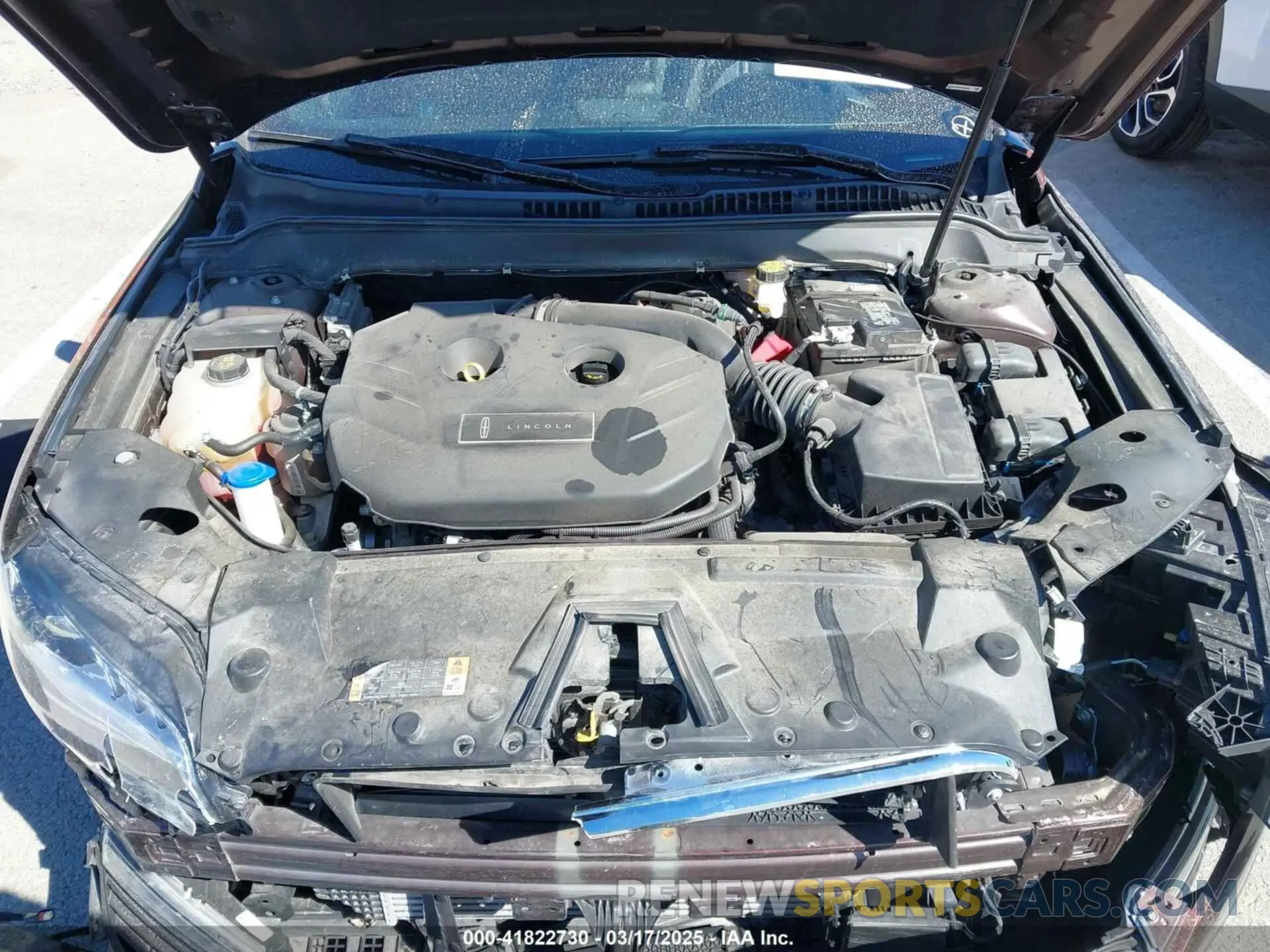 10 Photograph of a damaged car 3LN6L5E99KR623668 LINCOLN MKZ 2019