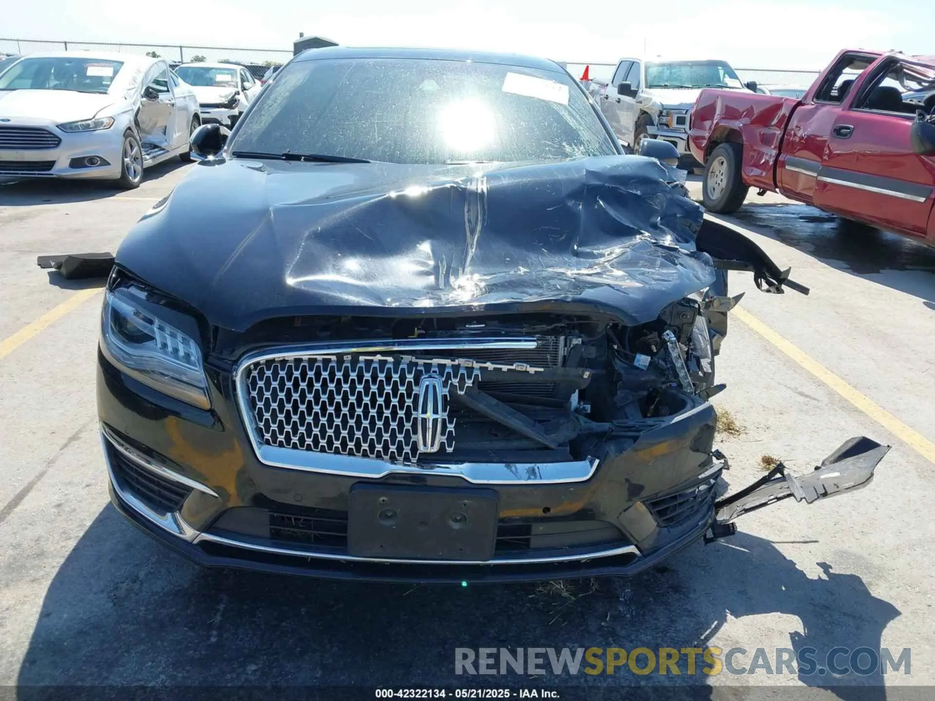 12 Photograph of a damaged car 3LN6L5EC8KR629330 LINCOLN MKZ 2019