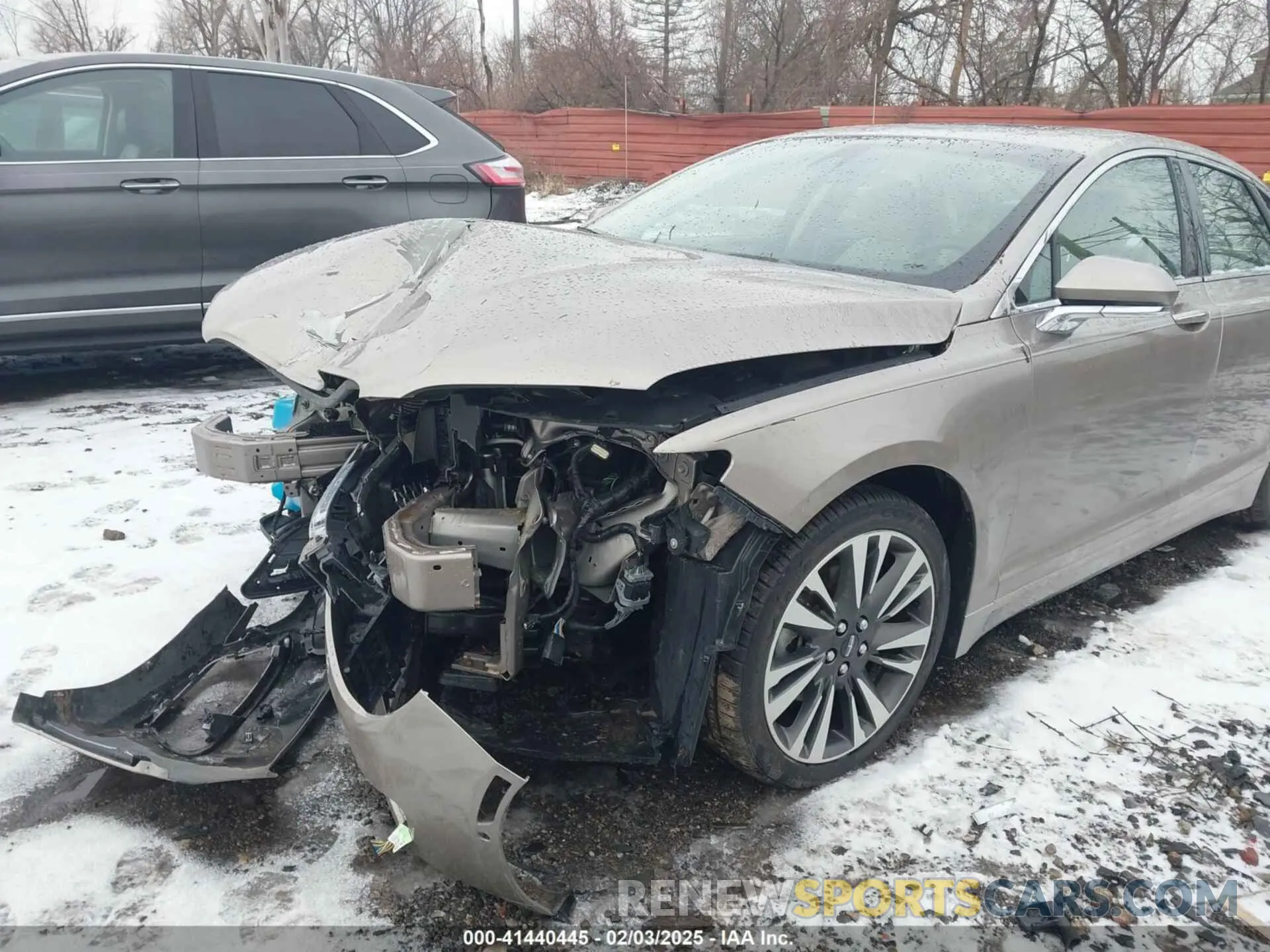 6 Photograph of a damaged car 3LN6L5F91KR613327 LINCOLN MKZ 2019