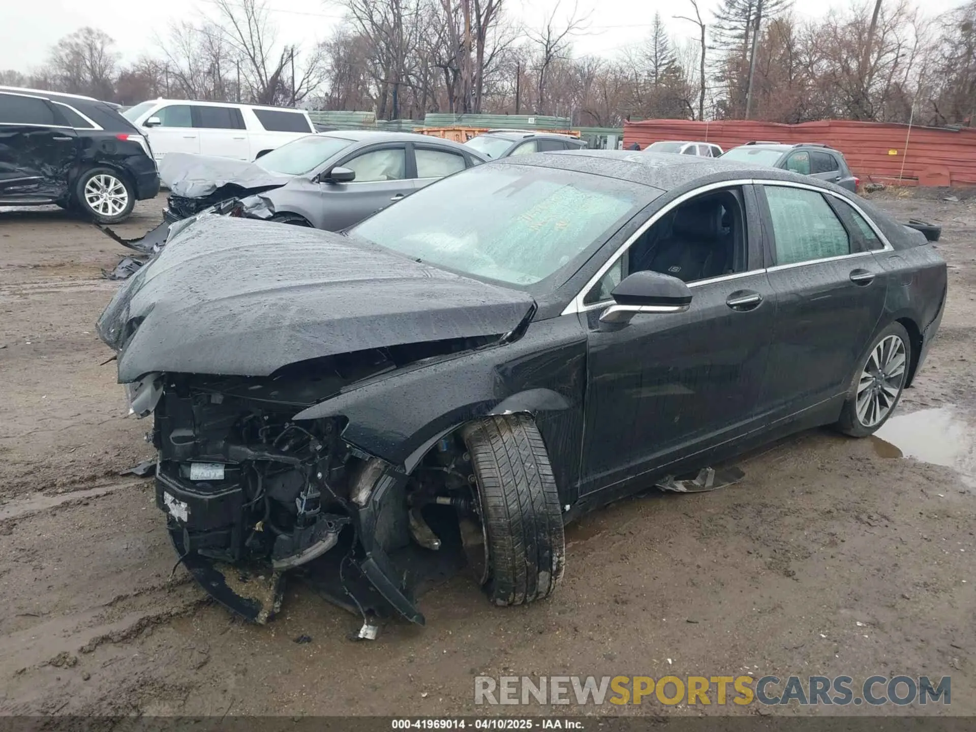 2 Photograph of a damaged car 3LN6L5F94KR629361 LINCOLN MKZ 2019
