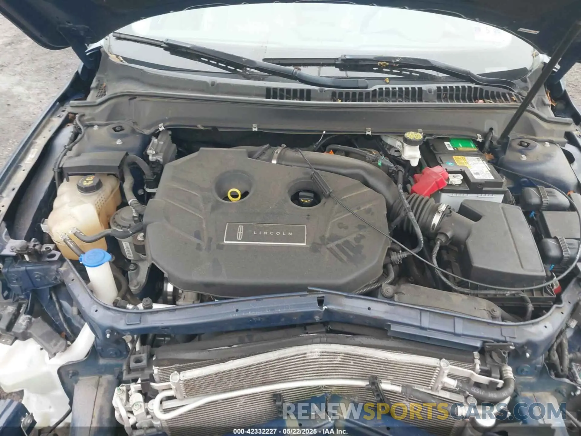 10 Photograph of a damaged car 3LN6L5F98KR621828 LINCOLN MKZ 2019