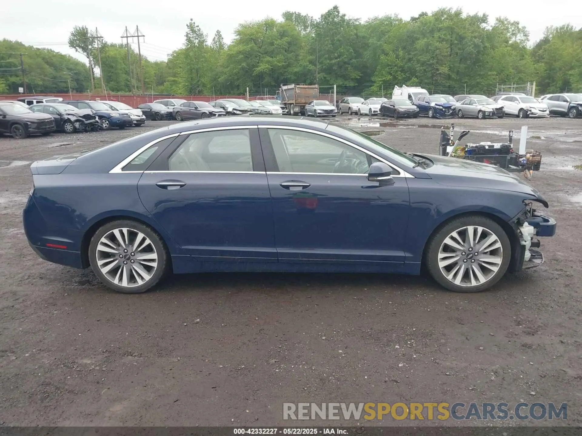 13 Photograph of a damaged car 3LN6L5F98KR621828 LINCOLN MKZ 2019
