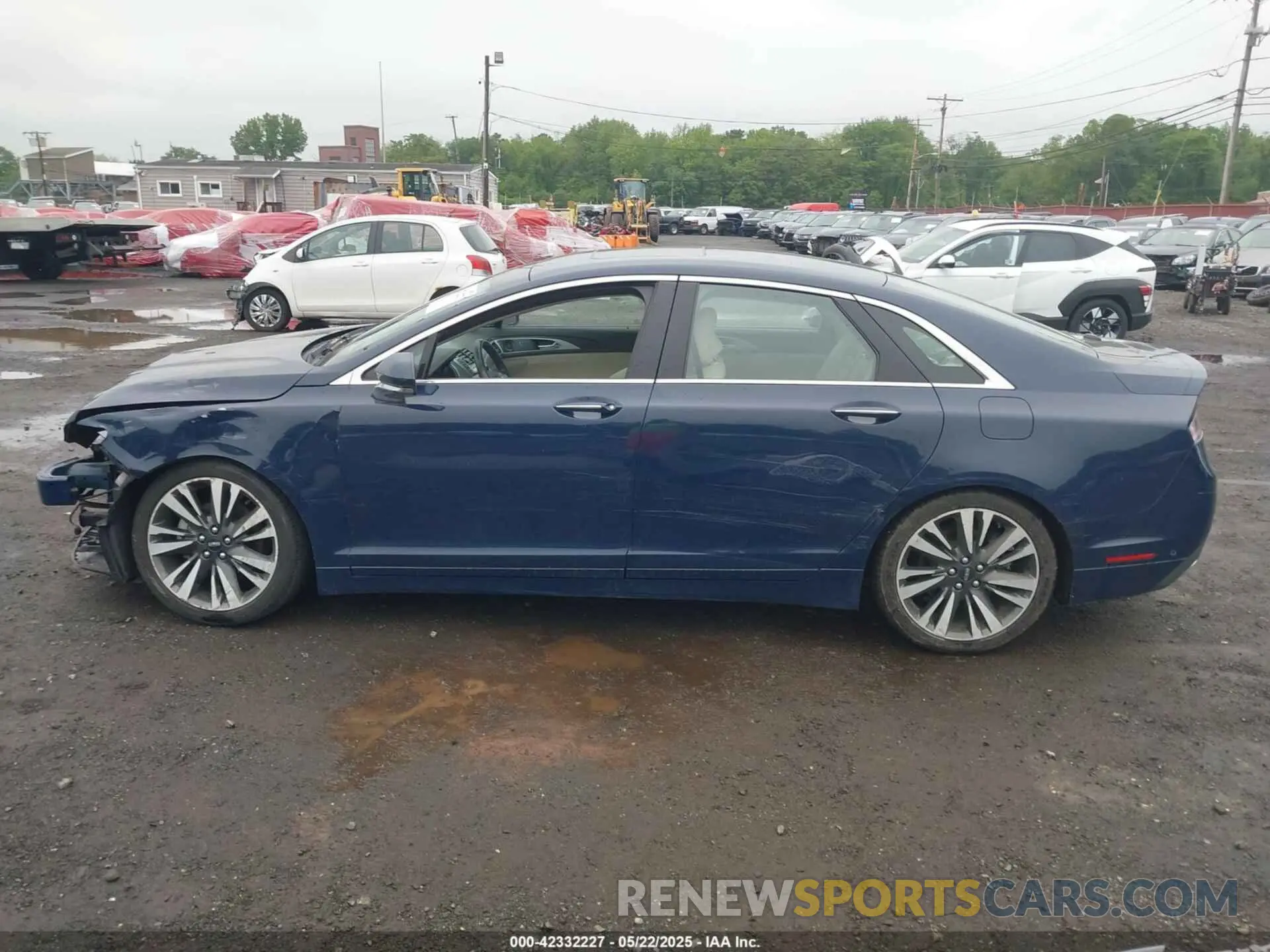 14 Photograph of a damaged car 3LN6L5F98KR621828 LINCOLN MKZ 2019