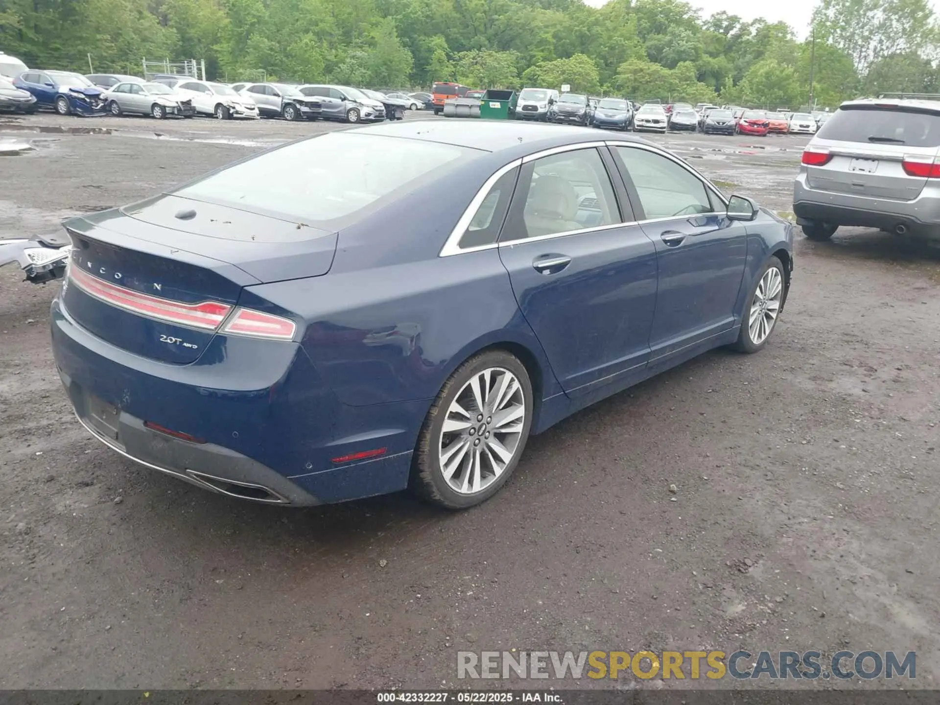 4 Photograph of a damaged car 3LN6L5F98KR621828 LINCOLN MKZ 2019