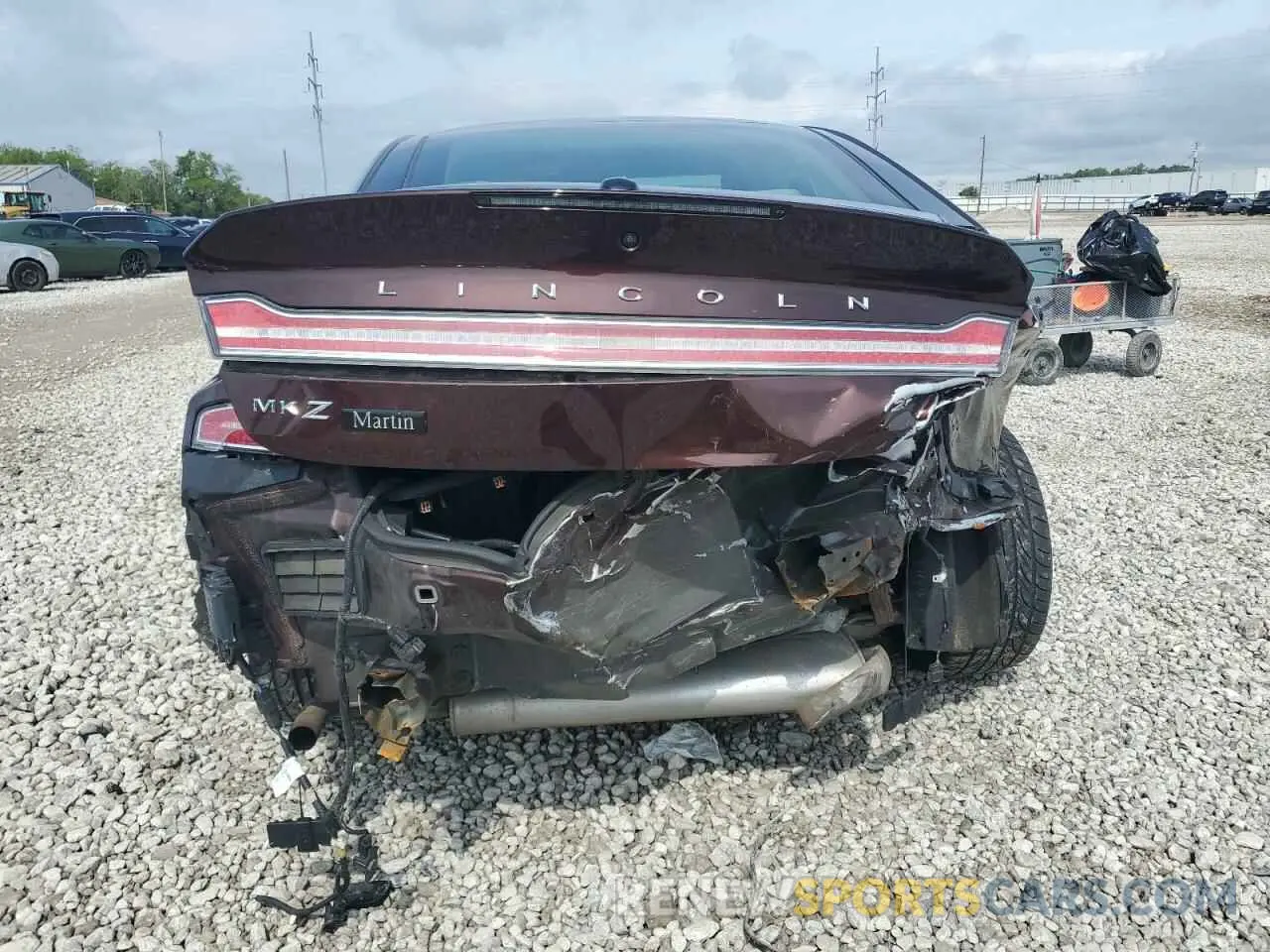 6 Photograph of a damaged car 3LN6L5F99KR631378 LINCOLN MKZ 2019
