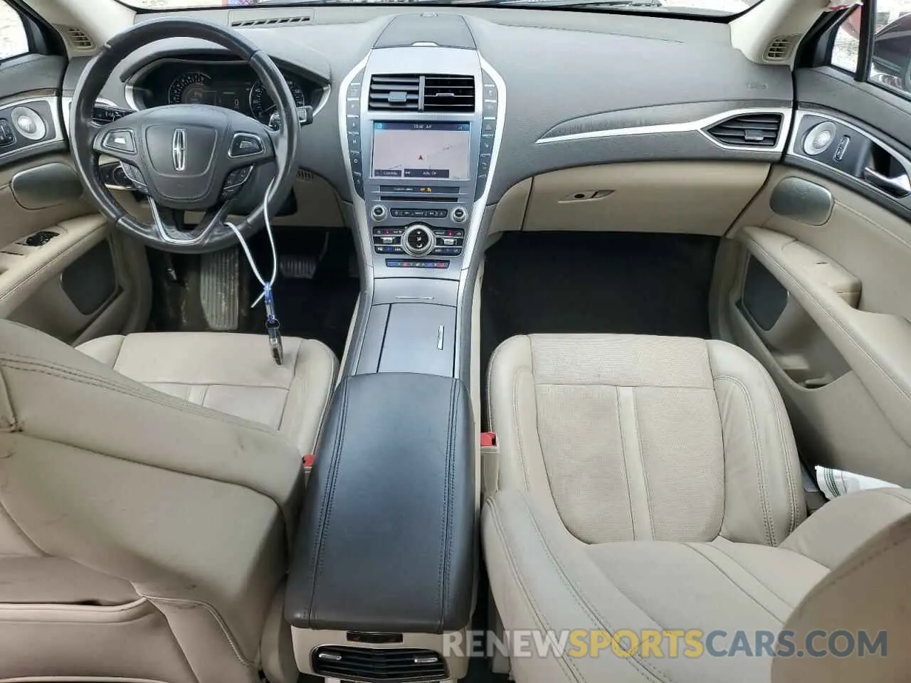 8 Photograph of a damaged car 3LN6L5F99KR631378 LINCOLN MKZ 2019